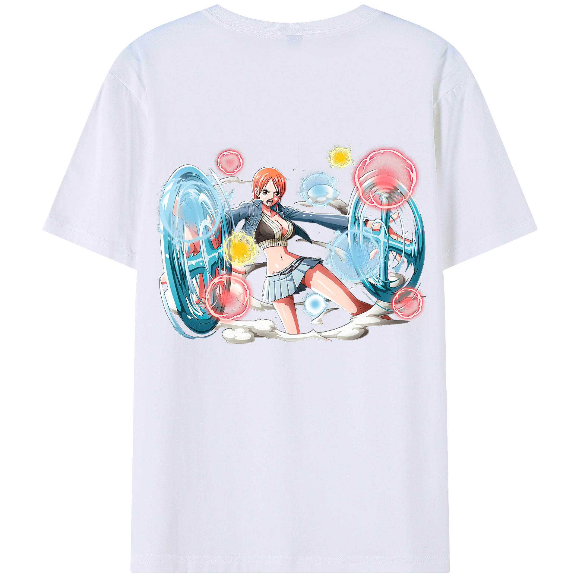 （画像用） ワンピース ナミ ONE PIECE Nami レディース半袖Tシャツ(バックプリント)