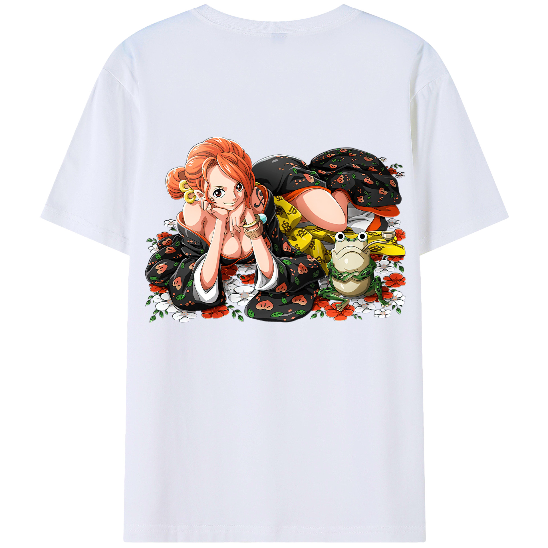 （画像用） ワンピース ナミ ONE PIECE Nami レディース半袖Tシャツ(バックプリント)