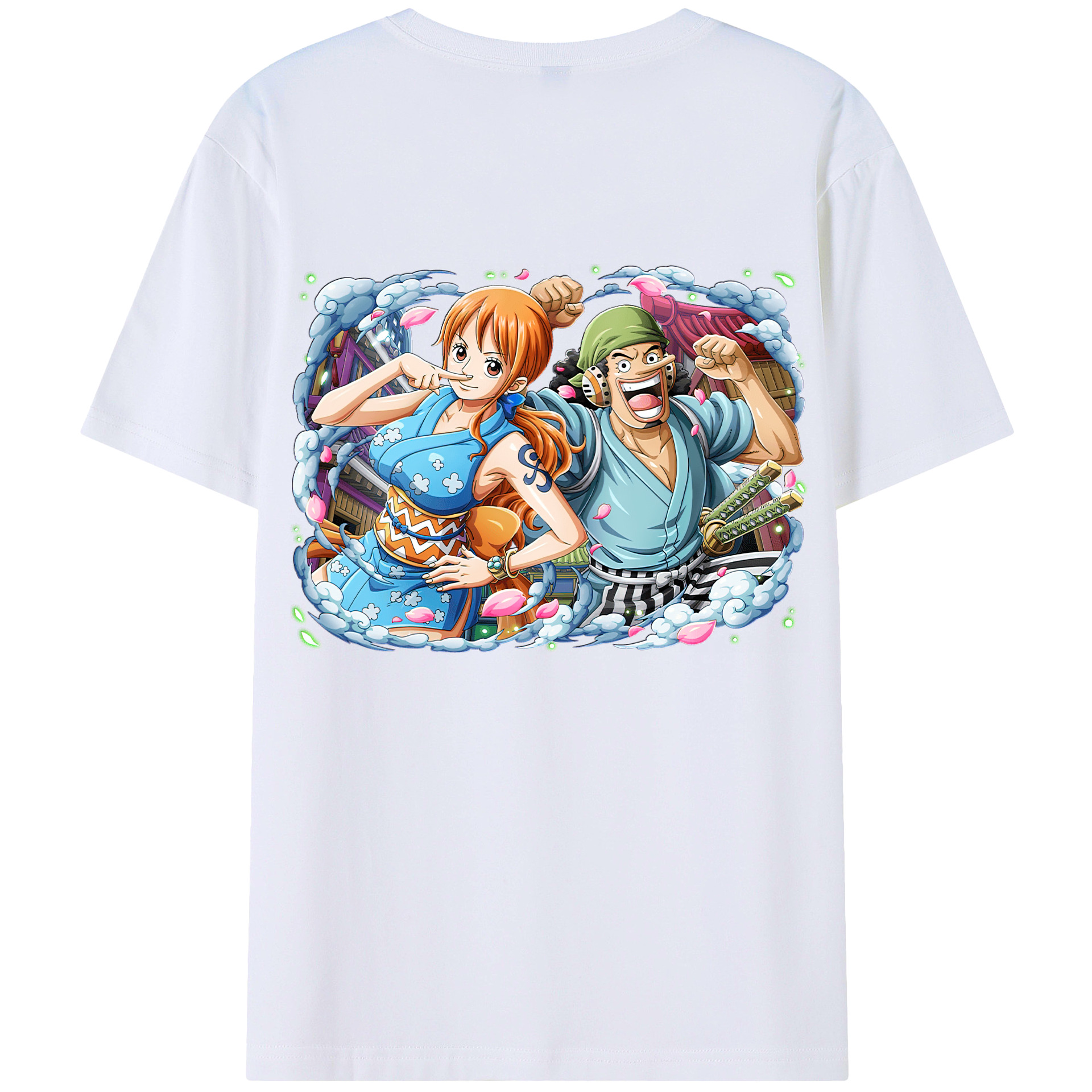 （画像用） ワンピース ナミ ONE PIECE Nami レディース半袖Tシャツ(バックプリント)