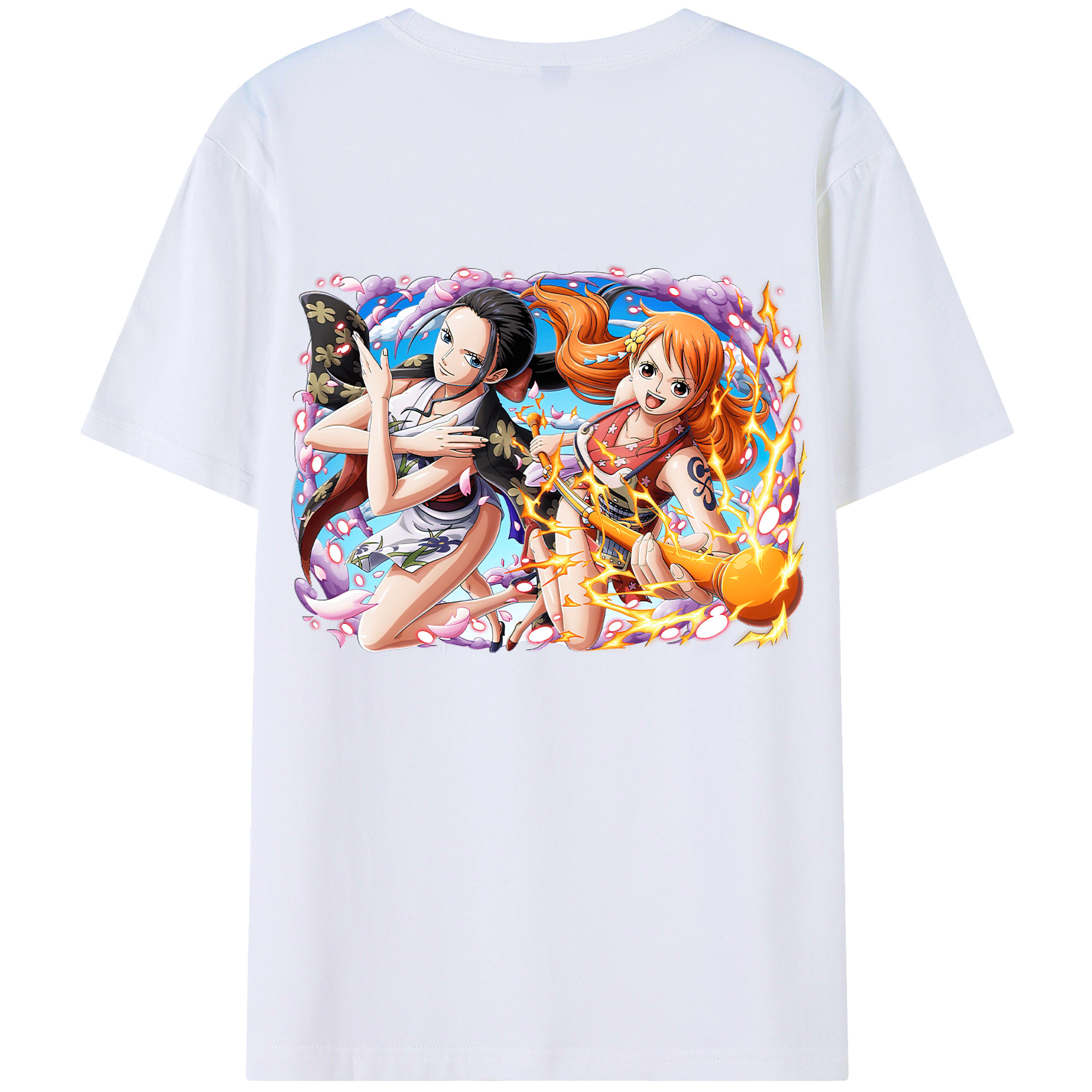 （画像用） ワンピース ナミ ONE PIECE Nami レディース半袖Tシャツ(バックプリント)