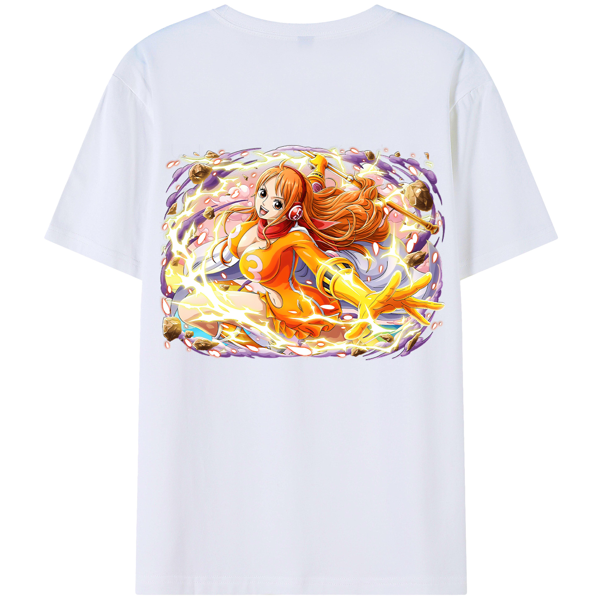 （画像用） ワンピース ナミ ONE PIECE Nami レディース半袖Tシャツ(バックプリント)