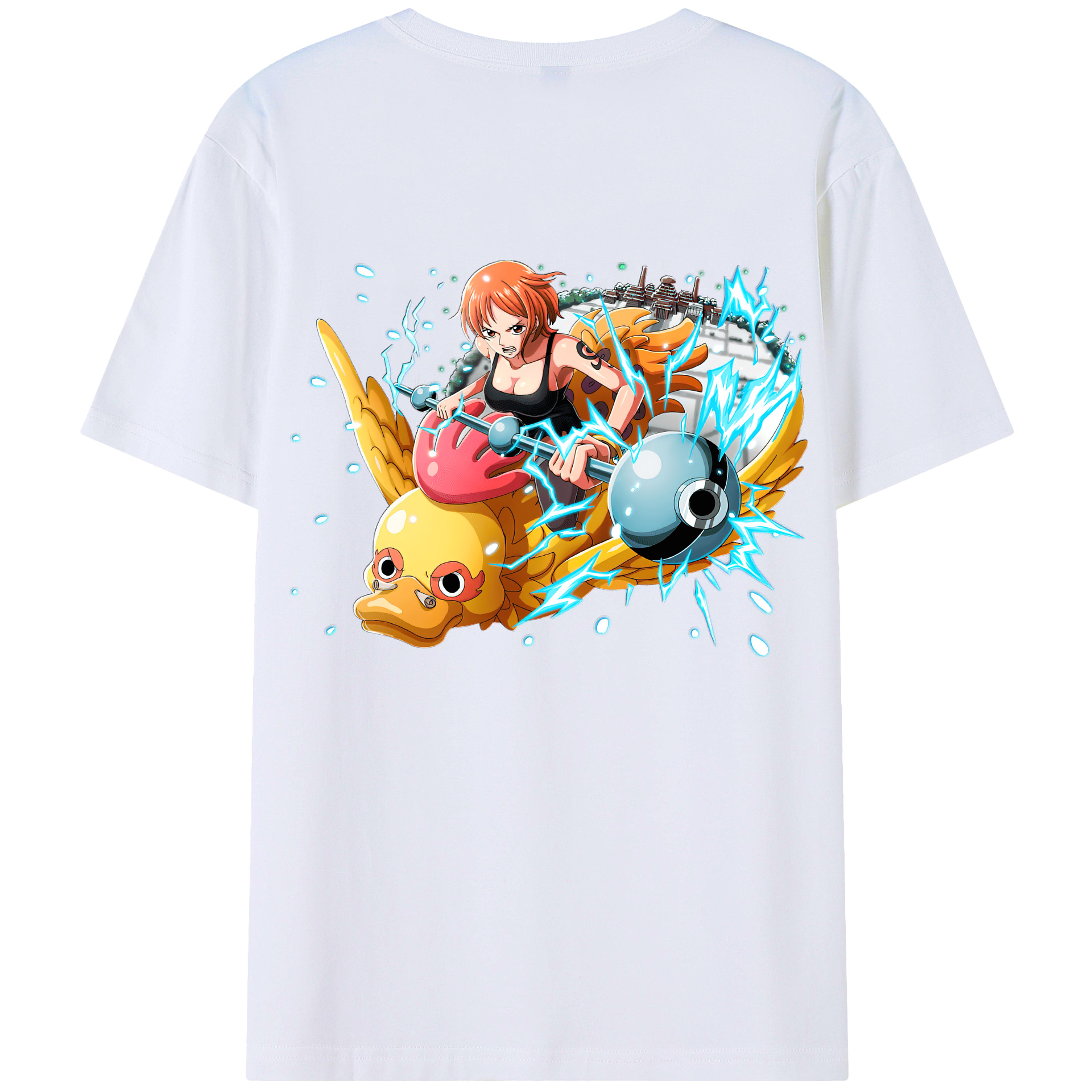 （画像用） ワンピース ナミ ONE PIECE Nami レディース半袖Tシャツ(バックプリント)