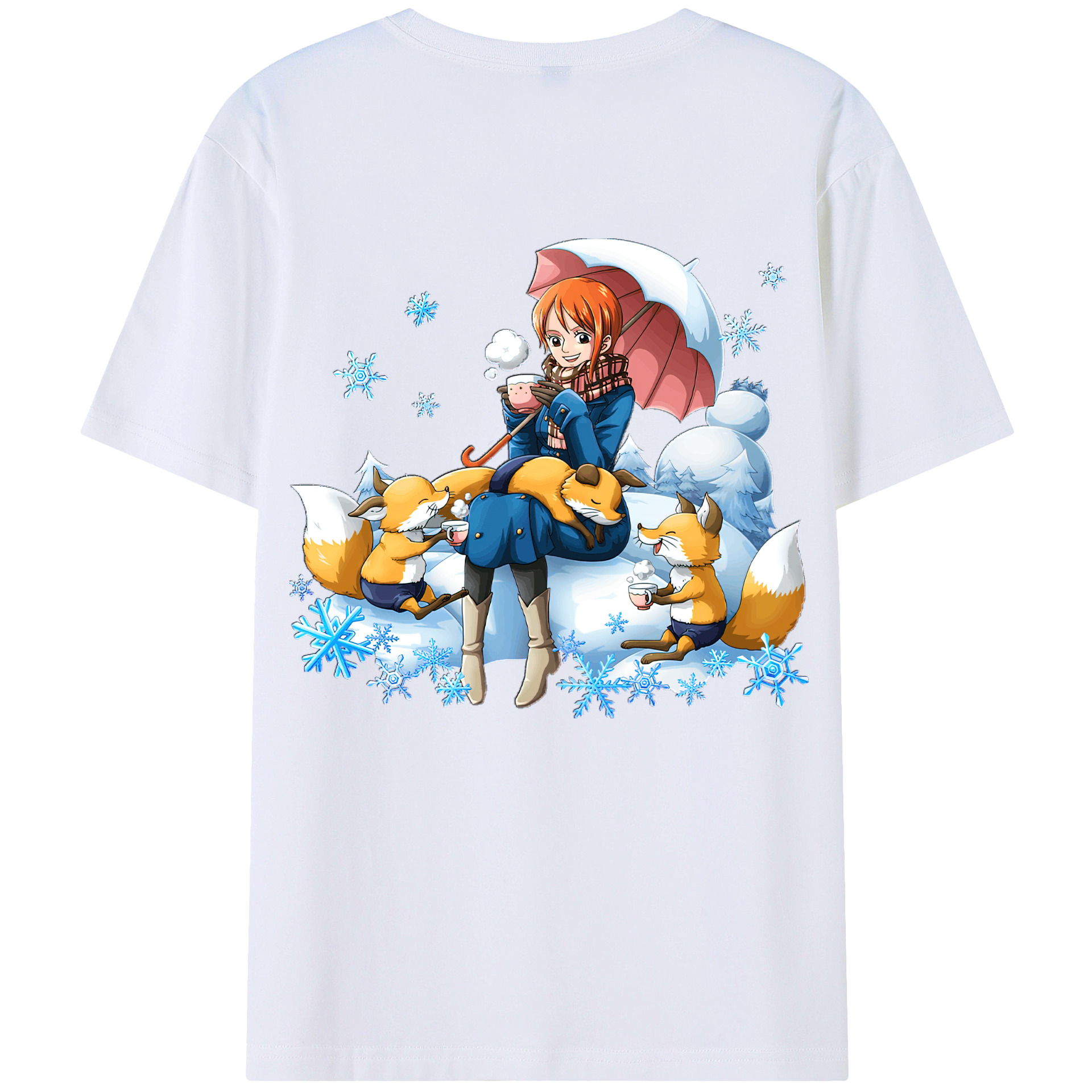 （画像用） ワンピース ナミ ONE PIECE Nami レディース半袖Tシャツ(バックプリント)