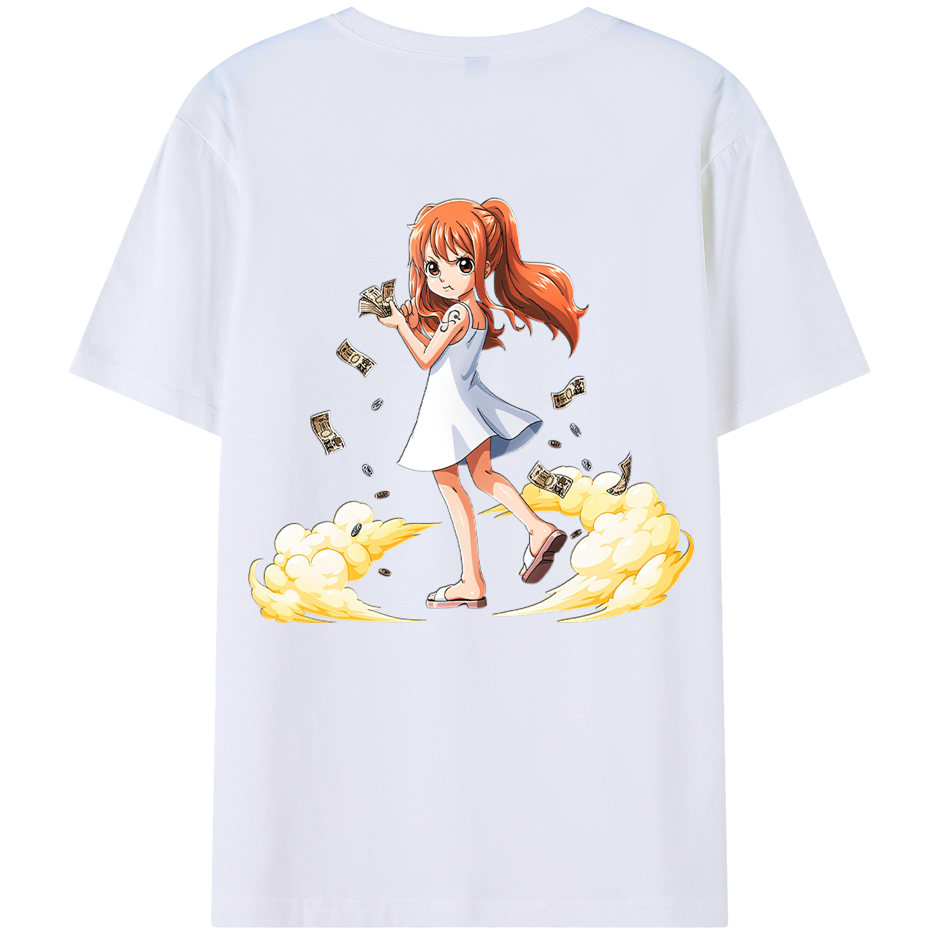 （画像用） ワンピース ナミ ONE PIECE Nami レディース半袖Tシャツ(バックプリント)