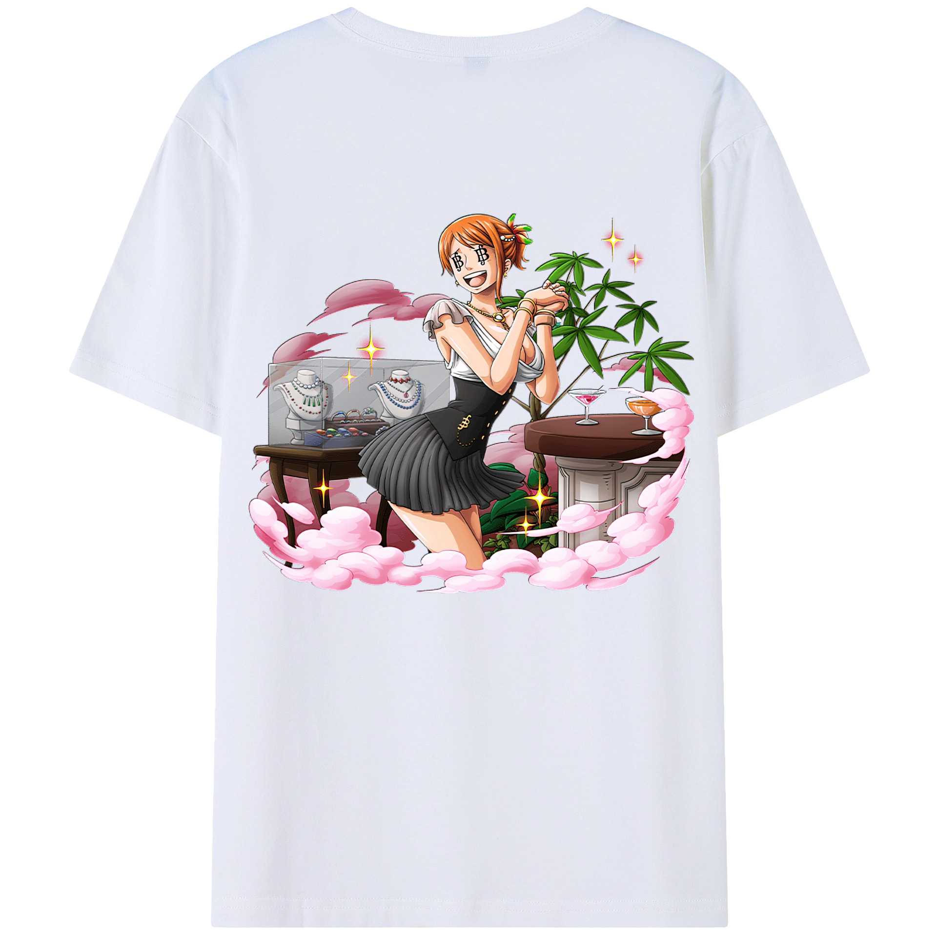 （画像用） ワンピース ナミ ONE PIECE Nami レディース半袖Tシャツ(バックプリント)