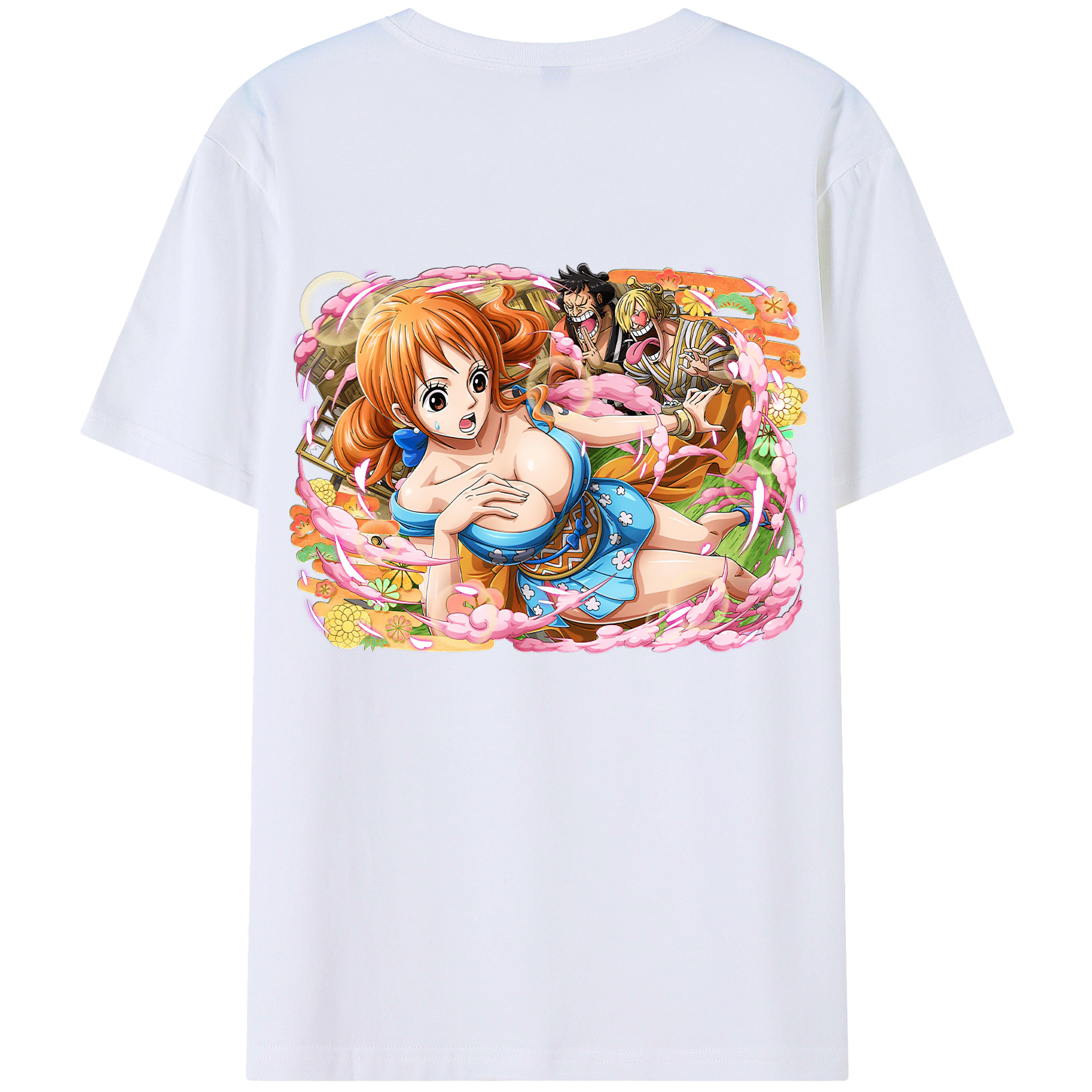（画像用） ワンピース ナミ ONE PIECE Nami レディース半袖Tシャツ(バックプリント)