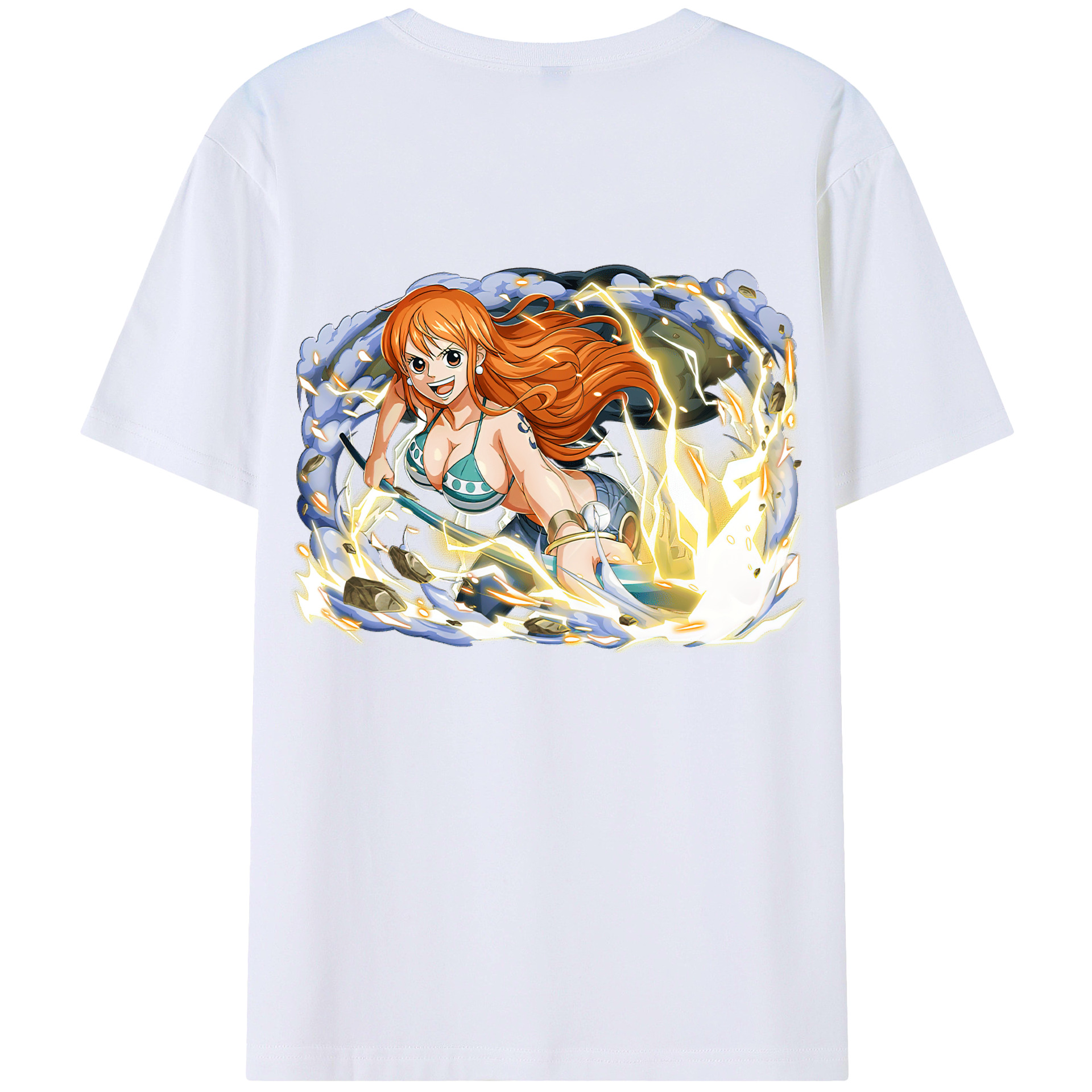 （画像用） ワンピース ナミ ONE PIECE Nami レディース半袖Tシャツ(バックプリント)