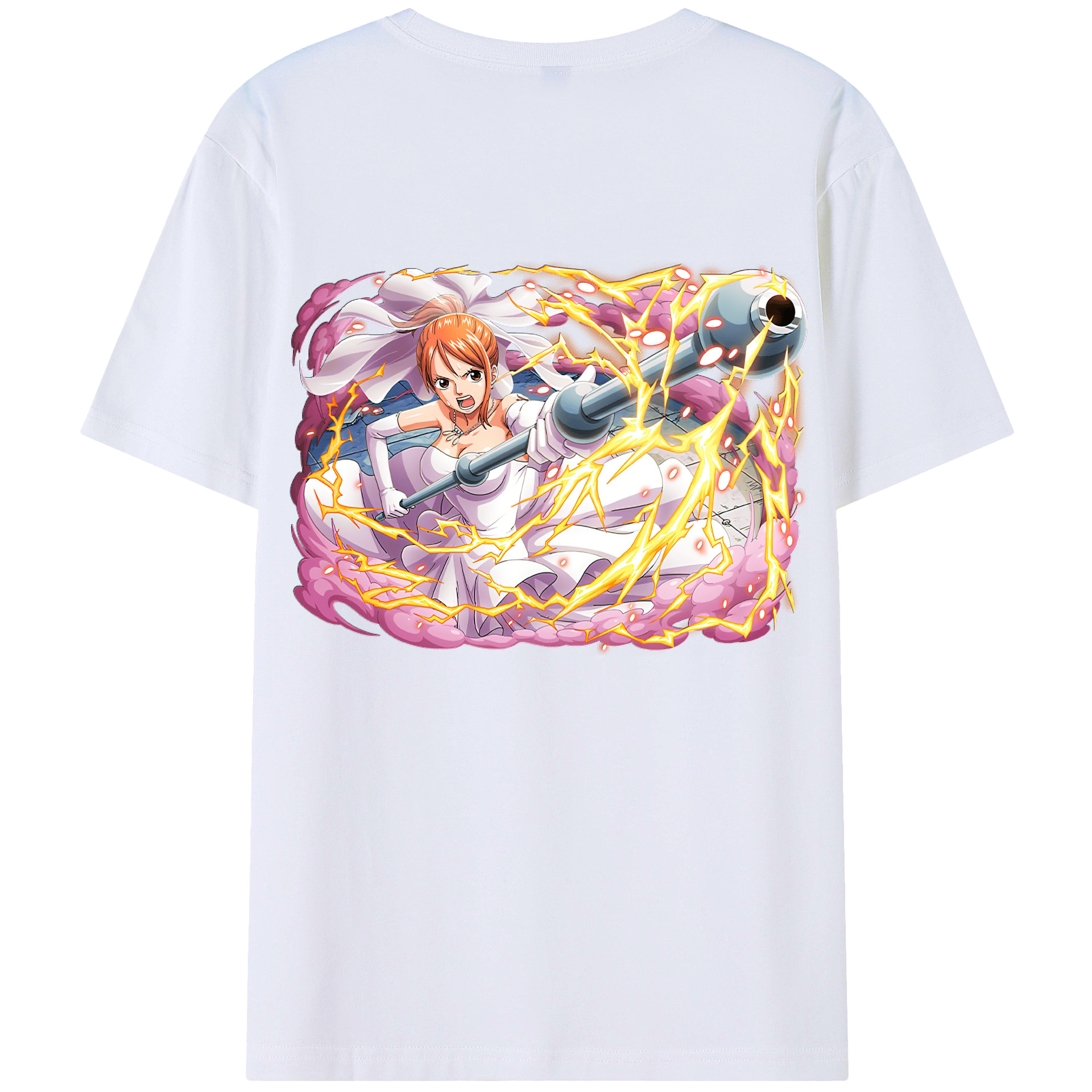 （画像用） ワンピース ナミ ONE PIECE Nami レディース半袖Tシャツ(バックプリント)