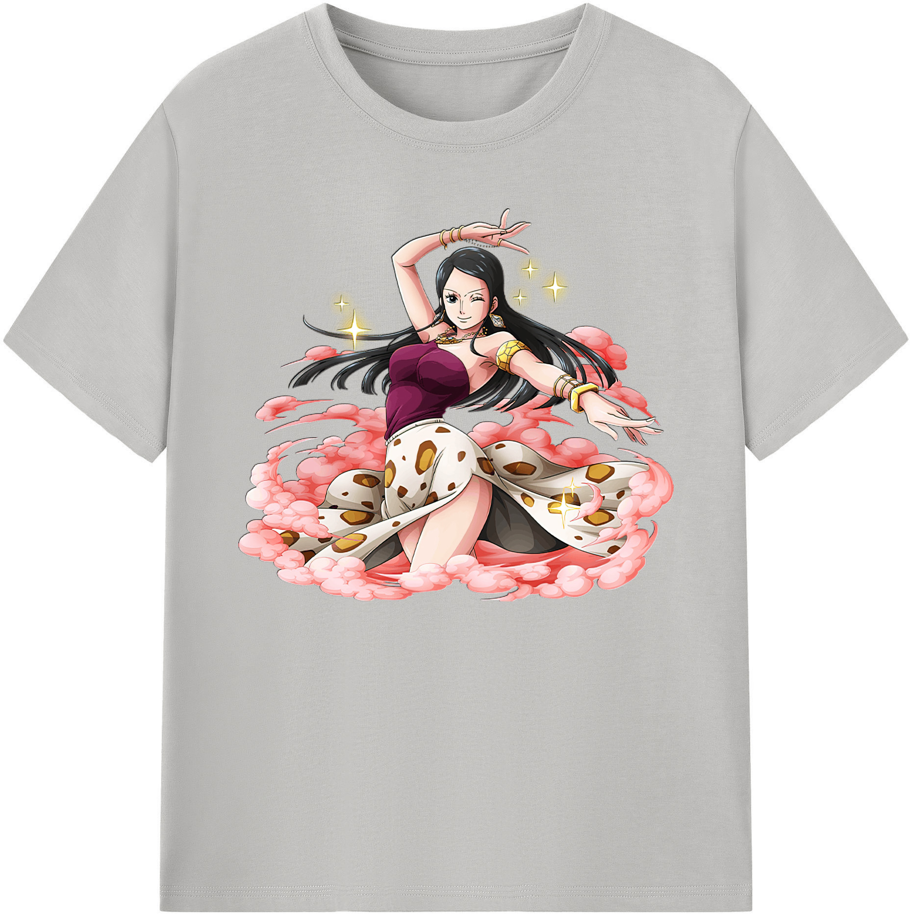 ワンピース ニコ・ロビン ONE PIECE Nico Robin 綿100％ メンズ半袖Tシャツ｜肌触りやわらか＆通気性