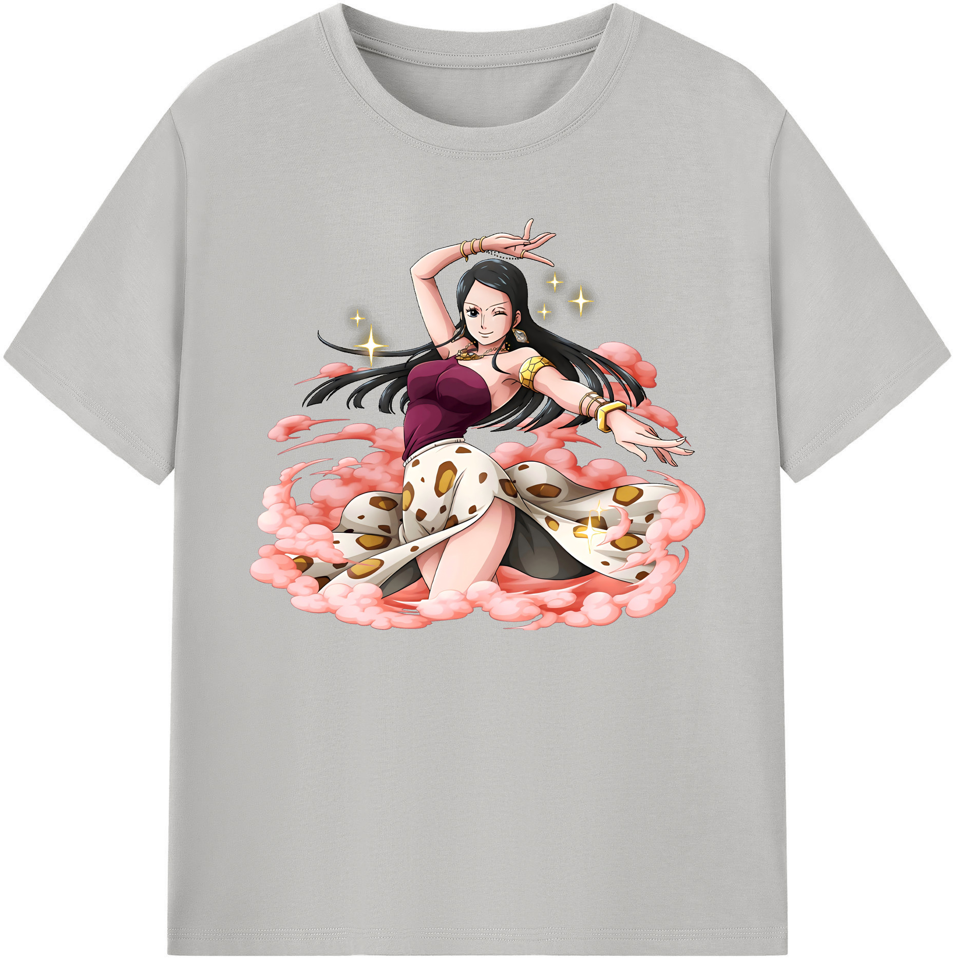 ワンピース ニコ・ロビン ONE PIECE Nico Robin 綿100％ メンズ半袖Tシャツ｜肌触りやわらか＆通気性