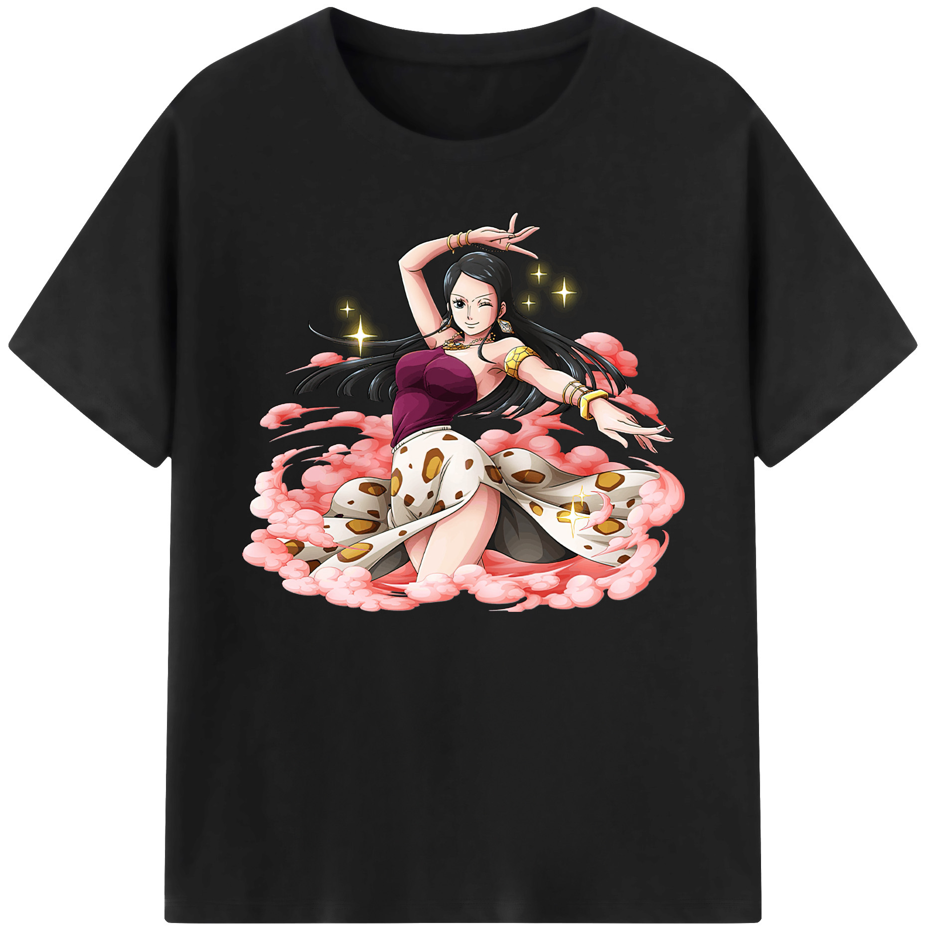 ワンピース ニコ・ロビン ONE PIECE Nico Robin 綿100％ メンズ半袖Tシャツ｜肌触りやわらか＆通気性