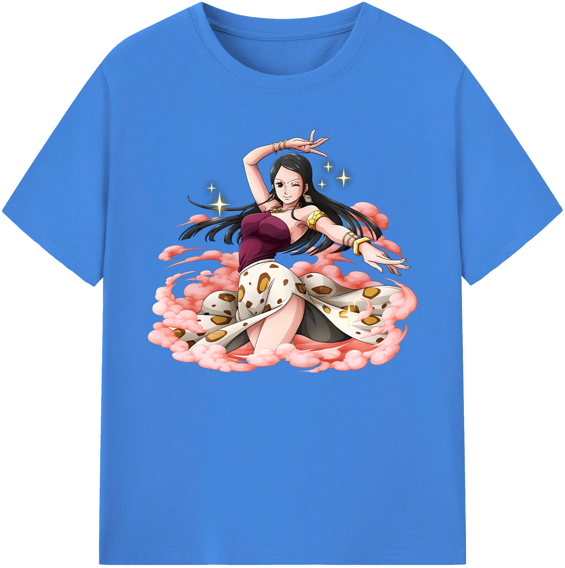 ワンピース ニコ・ロビン ONE PIECE Nico Robin 綿100％ メンズ半袖Tシャツ｜肌触りやわらか＆通気性