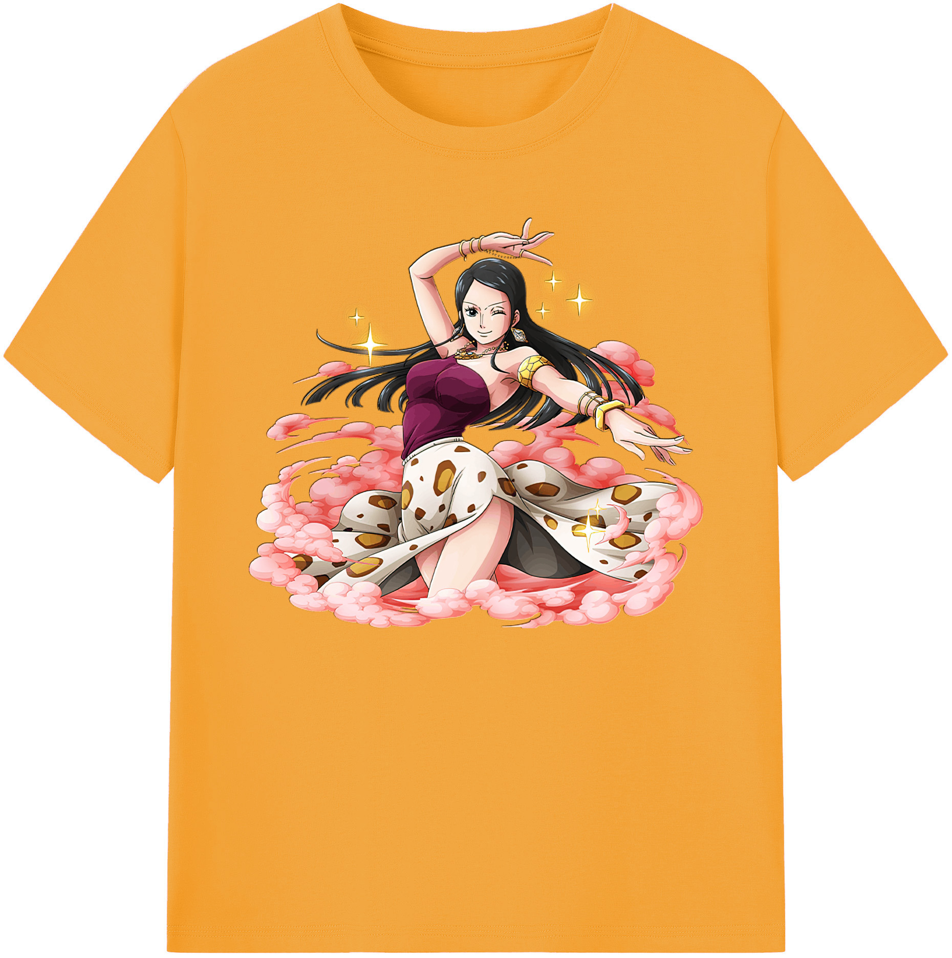 ワンピース ニコ・ロビン ONE PIECE Nico Robin 綿100％ メンズ半袖Tシャツ｜肌触りやわらか＆通気性