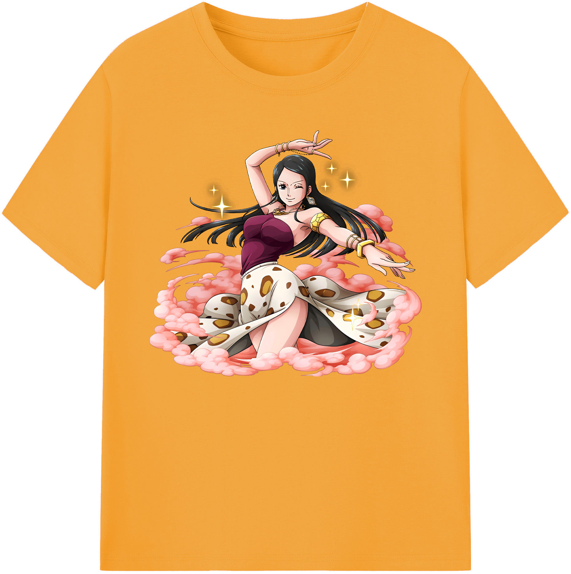ワンピース ニコ・ロビン ONE PIECE Nico Robin 綿100％ メンズ半袖Tシャツ｜肌触りやわらか＆通気性