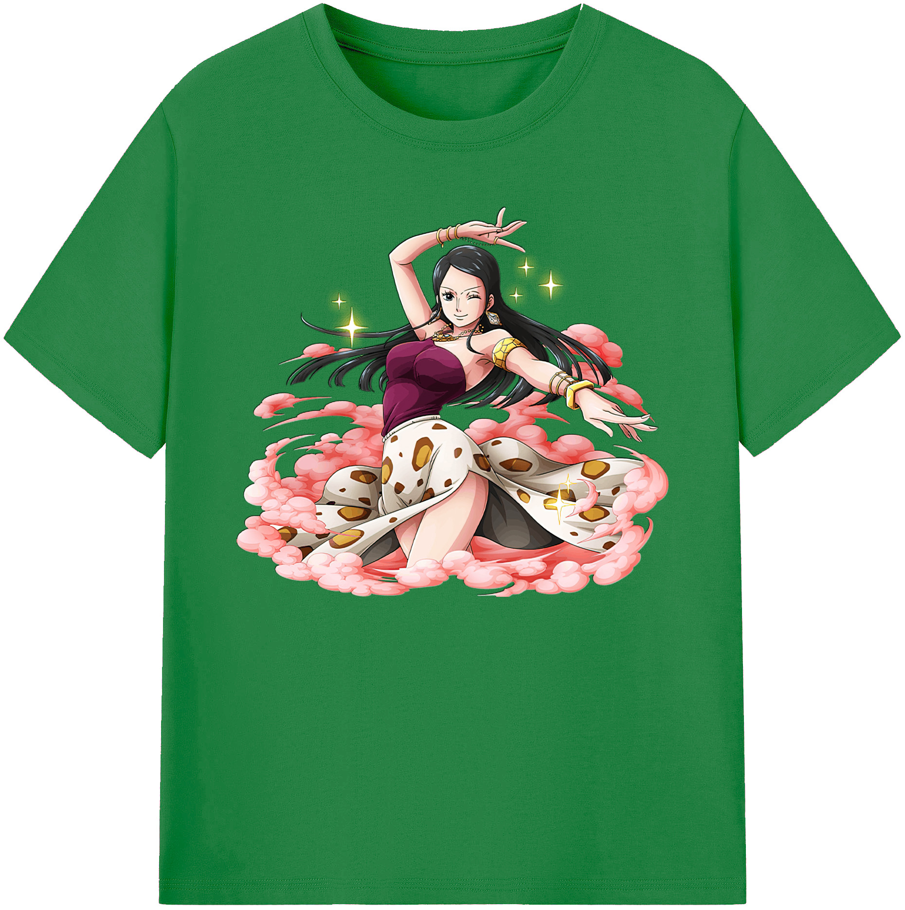 ワンピース ニコ・ロビン ONE PIECE Nico Robin 綿100％ メンズ半袖Tシャツ｜肌触りやわらか＆通気性