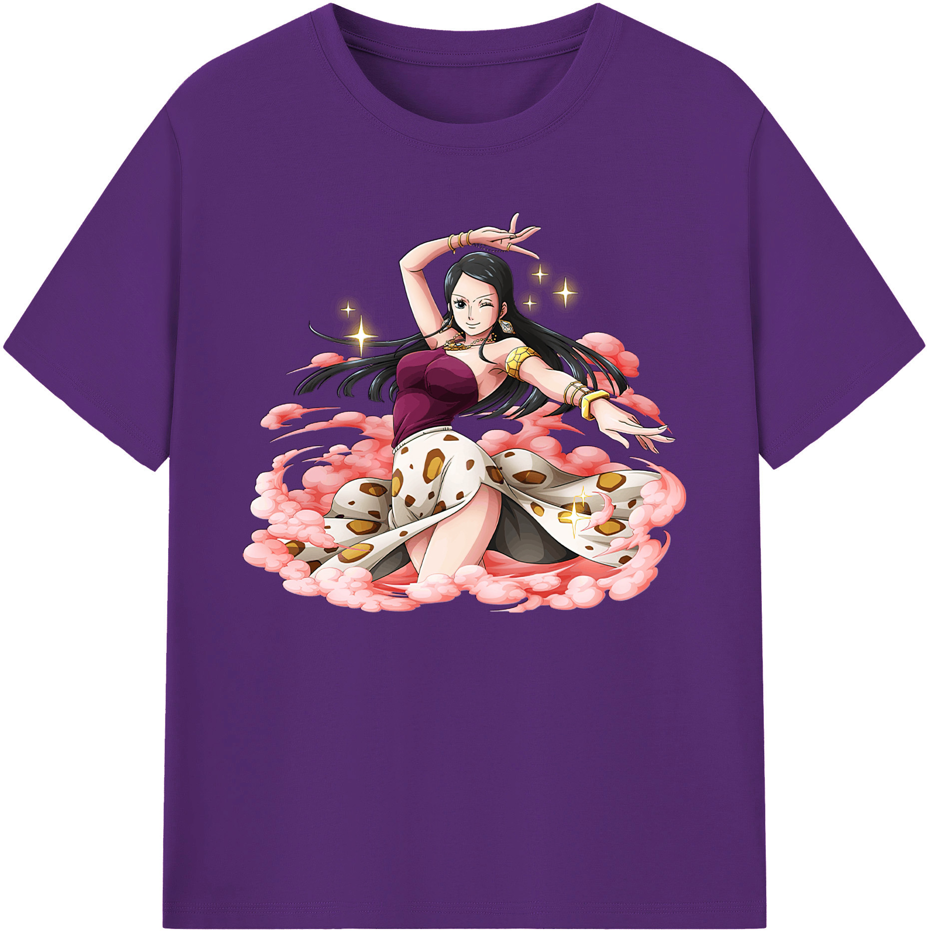 ワンピース ニコ・ロビン ONE PIECE Nico Robin 綿100％ メンズ半袖Tシャツ｜肌触りやわらか＆通気性