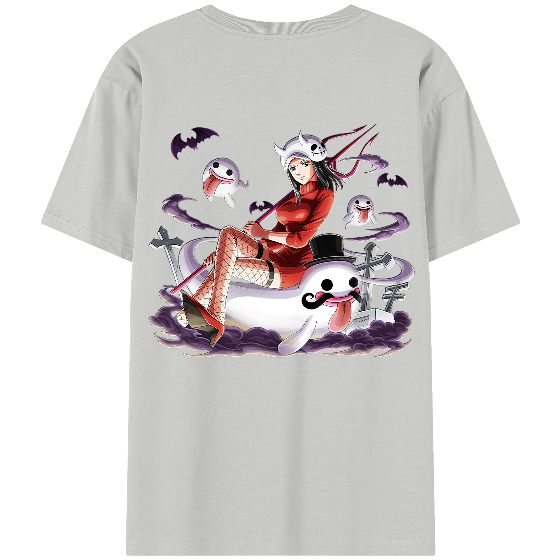 ワンピース ニコ・ロビン ONE PIECE Nico Robin レディース半袖Tシャツ(バックプリント)