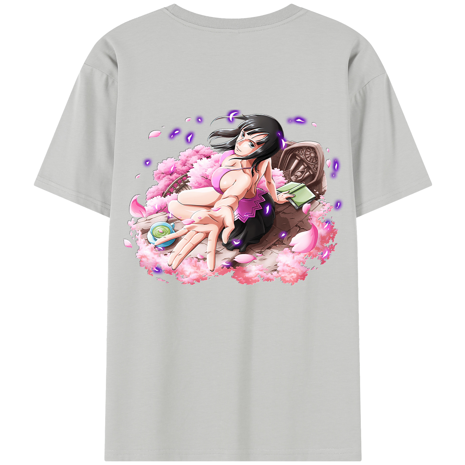 ワンピース ニコ・ロビン ONE PIECE Nico Robin レディース半袖Tシャツ(バックプリント)