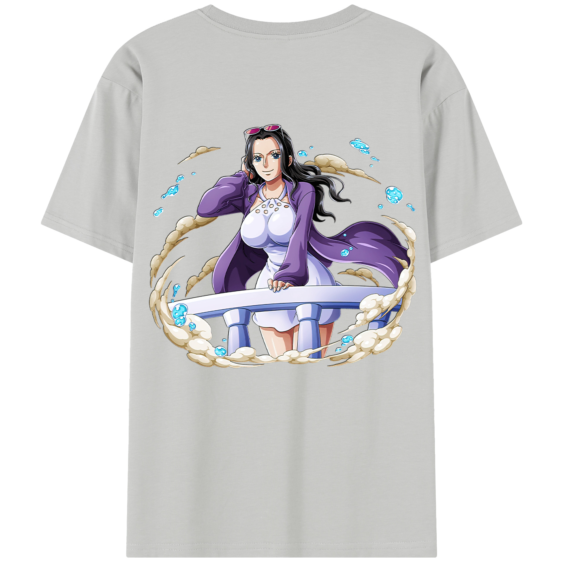 ワンピース ニコ・ロビン ONE PIECE Nico Robin レディース半袖Tシャツ(バックプリント)