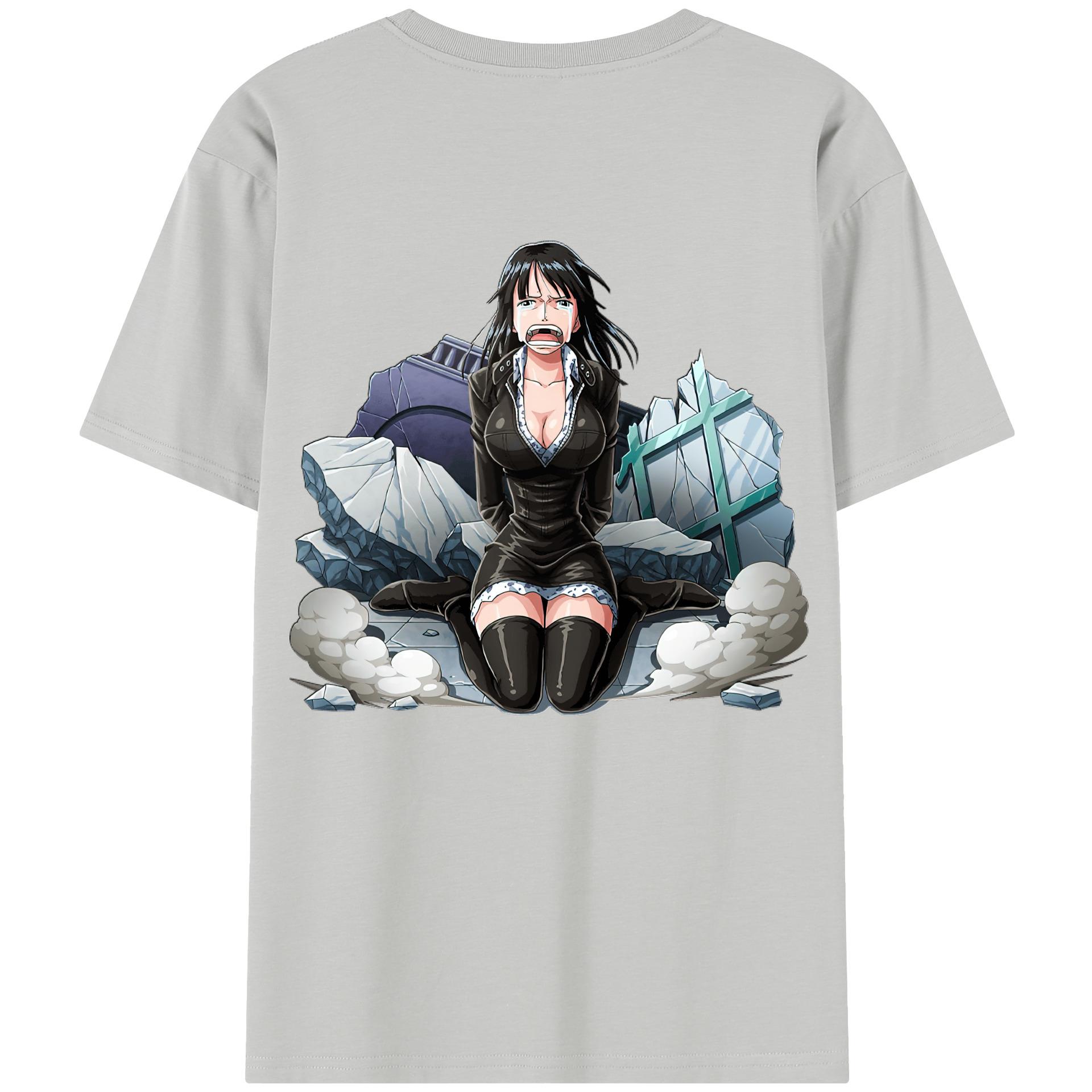 ワンピース ニコ・ロビン ONE PIECE Nico Robin レディース半袖Tシャツ(バックプリント)