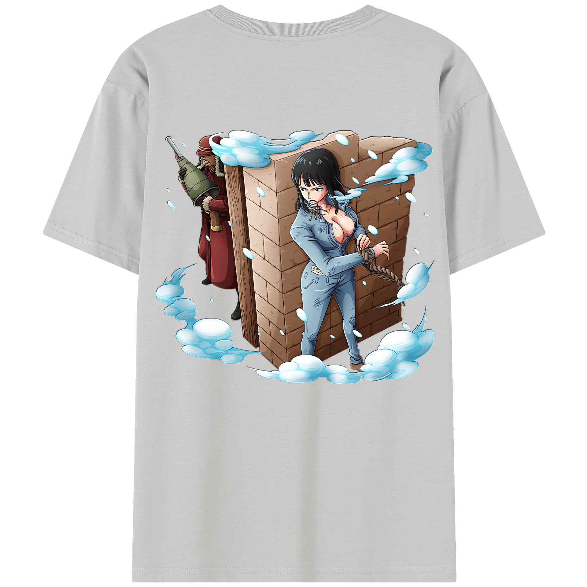ワンピース ニコ・ロビン ONE PIECE Nico Robin レディース半袖Tシャツ(バックプリント)
