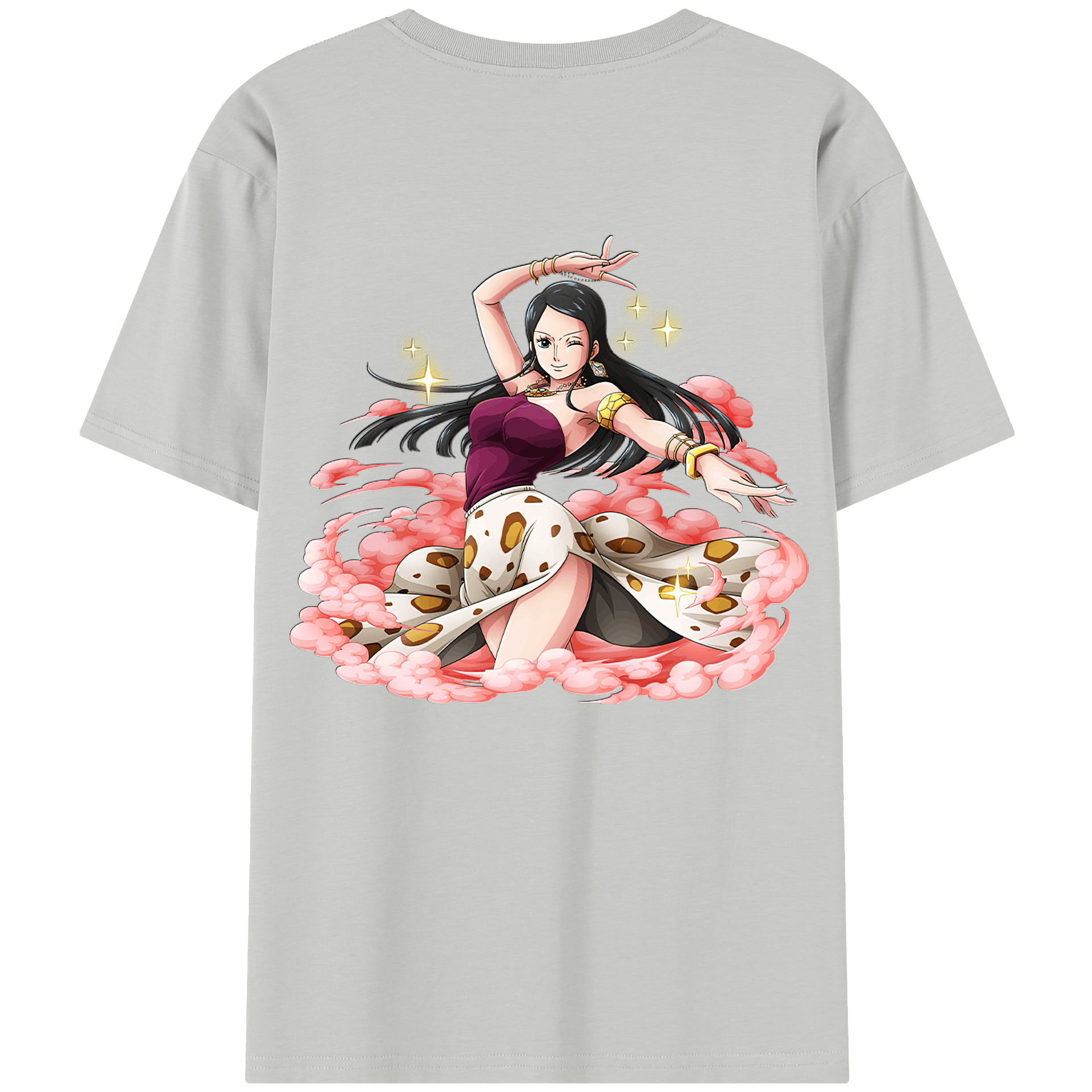 ワンピース ニコ・ロビン ONE PIECE Nico Robin レディース半袖Tシャツ(バックプリント)