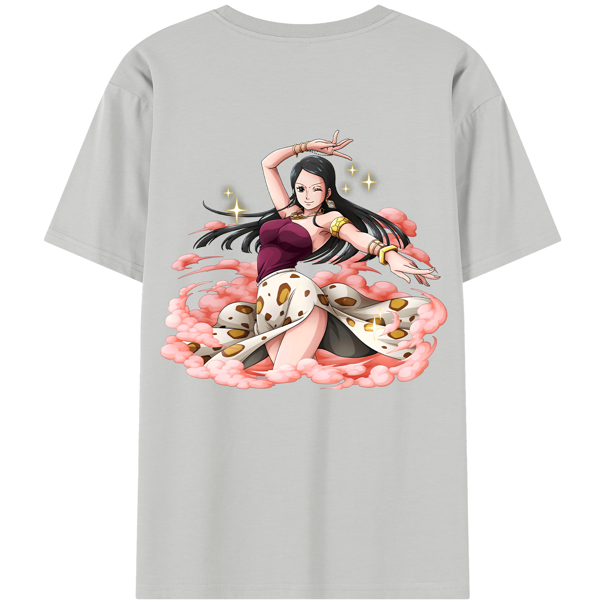 ワンピース ニコ・ロビン ONE PIECE Nico Robin レディース半袖Tシャツ(バックプリント)