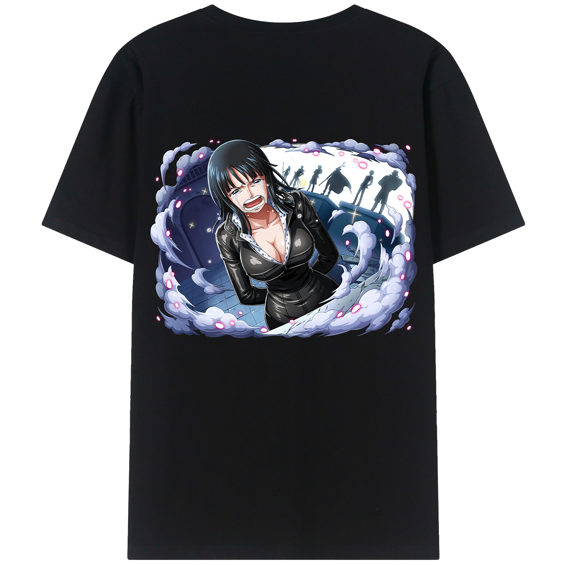 ワンピース ニコ・ロビン ONE PIECE Nico Robin レディース半袖Tシャツ(バックプリント)
