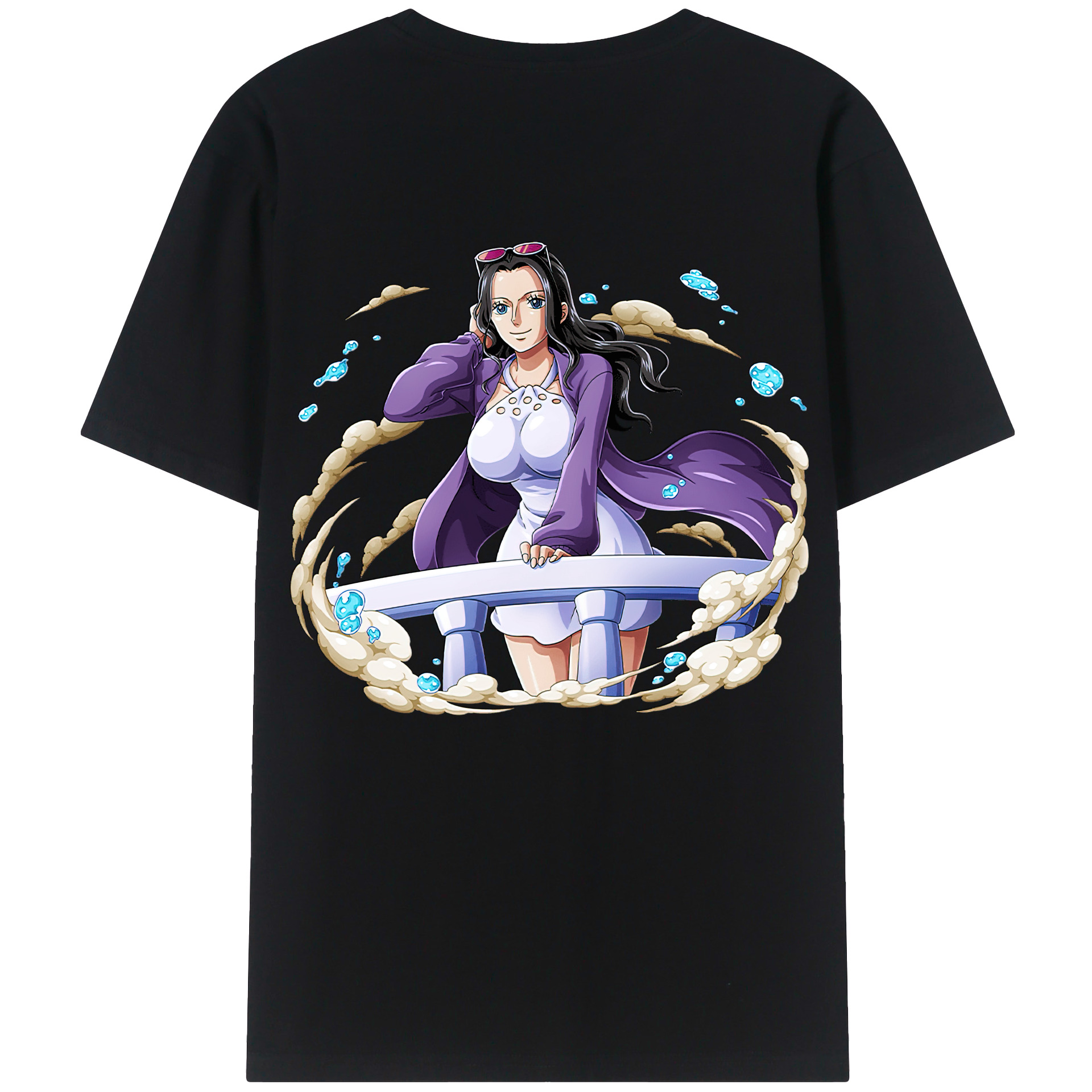 ワンピース ニコ・ロビン ONE PIECE Nico Robin レディース半袖Tシャツ(バックプリント)