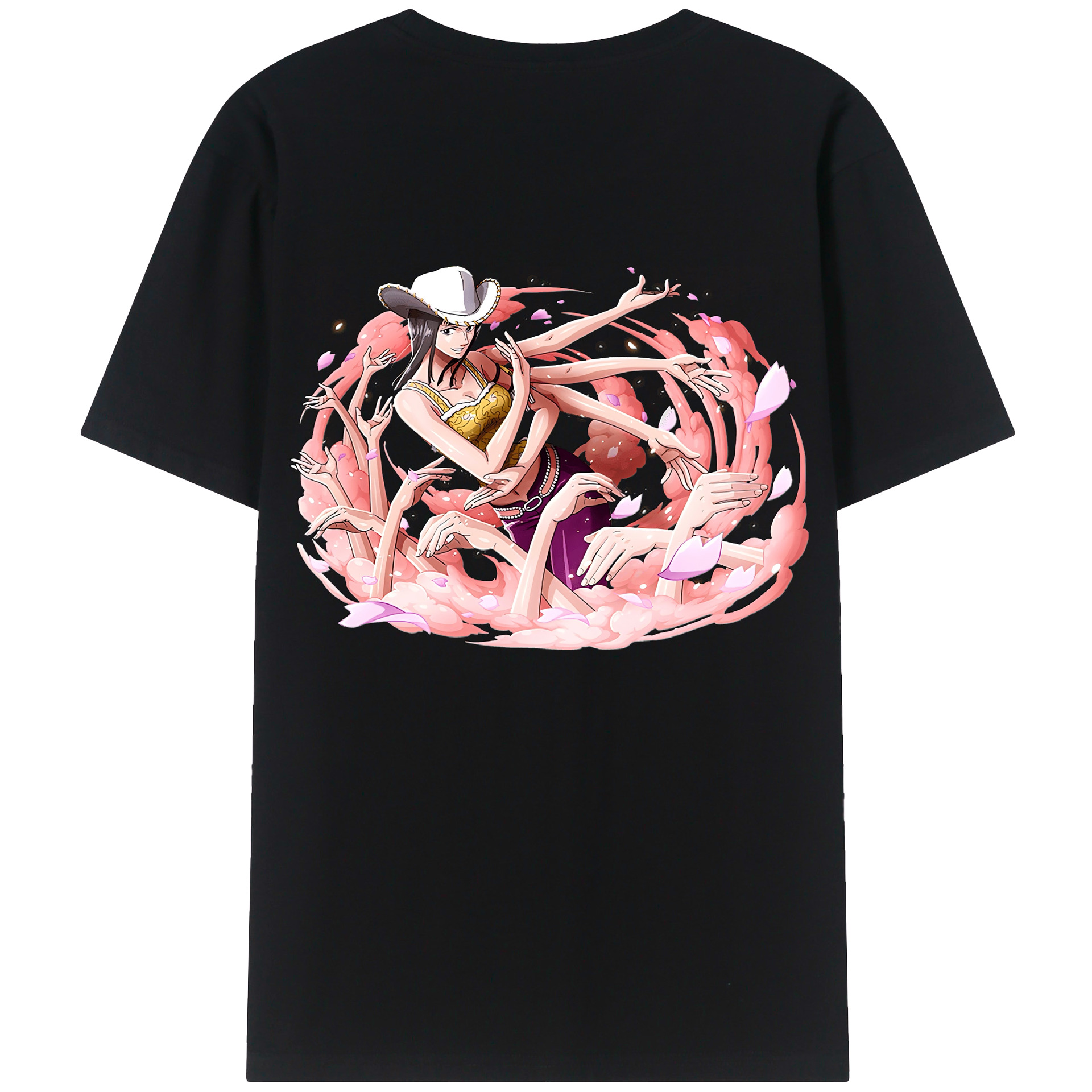 ワンピース ニコ・ロビン ONE PIECE Nico Robin レディース半袖Tシャツ(バックプリント)