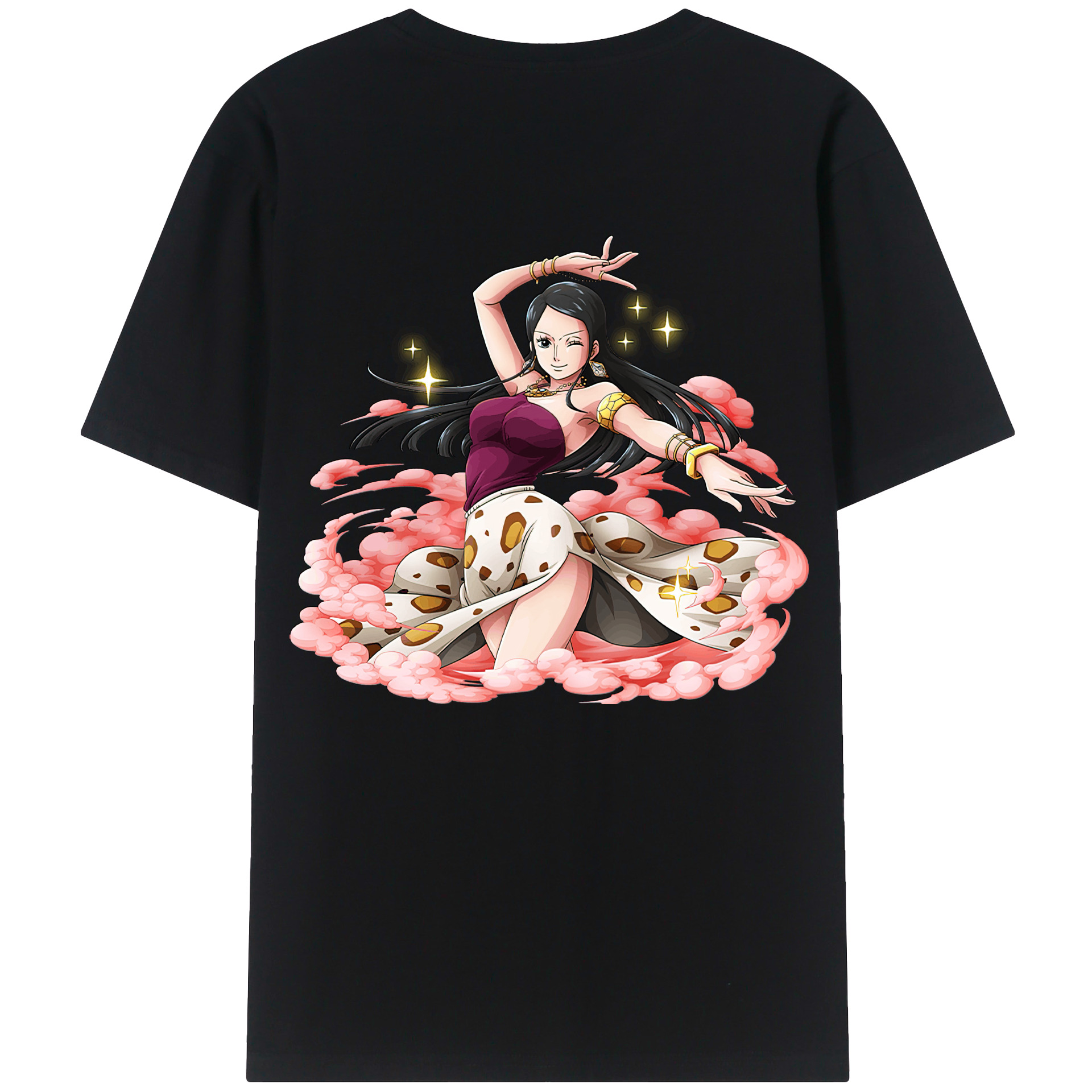 ワンピース ニコ・ロビン ONE PIECE Nico Robin レディース半袖Tシャツ(バックプリント)