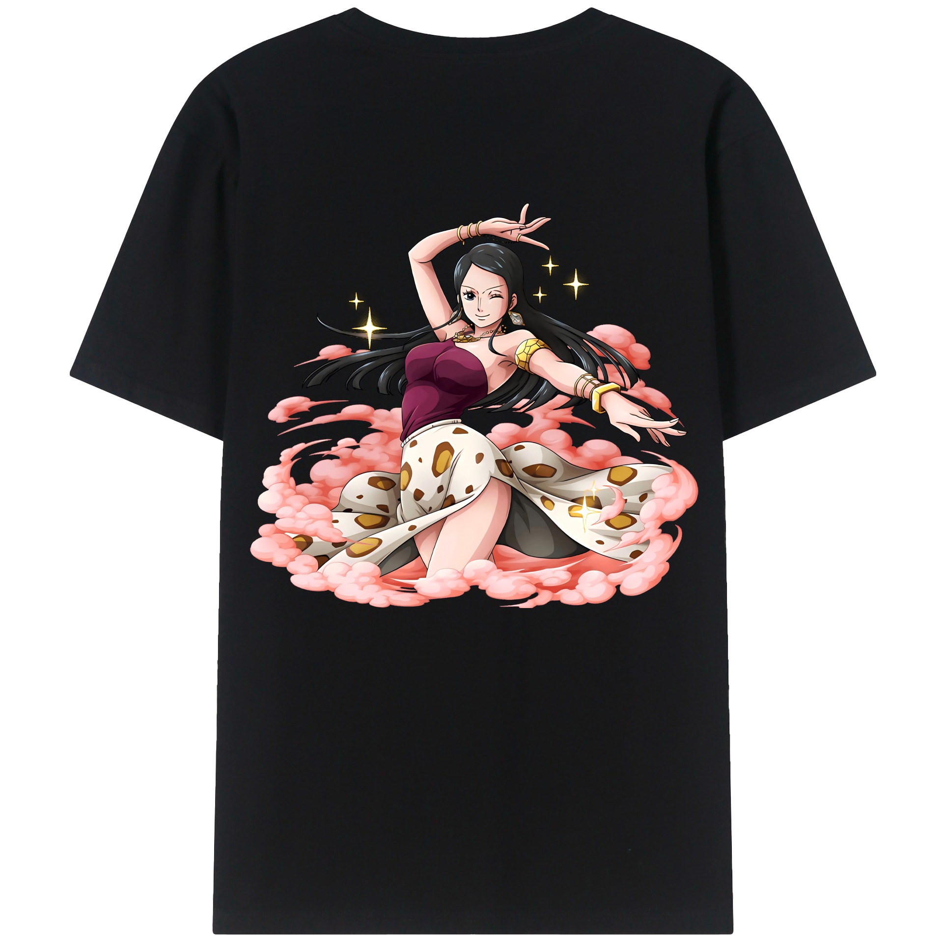 ワンピース ニコ・ロビン ONE PIECE Nico Robin レディース半袖Tシャツ(バックプリント)