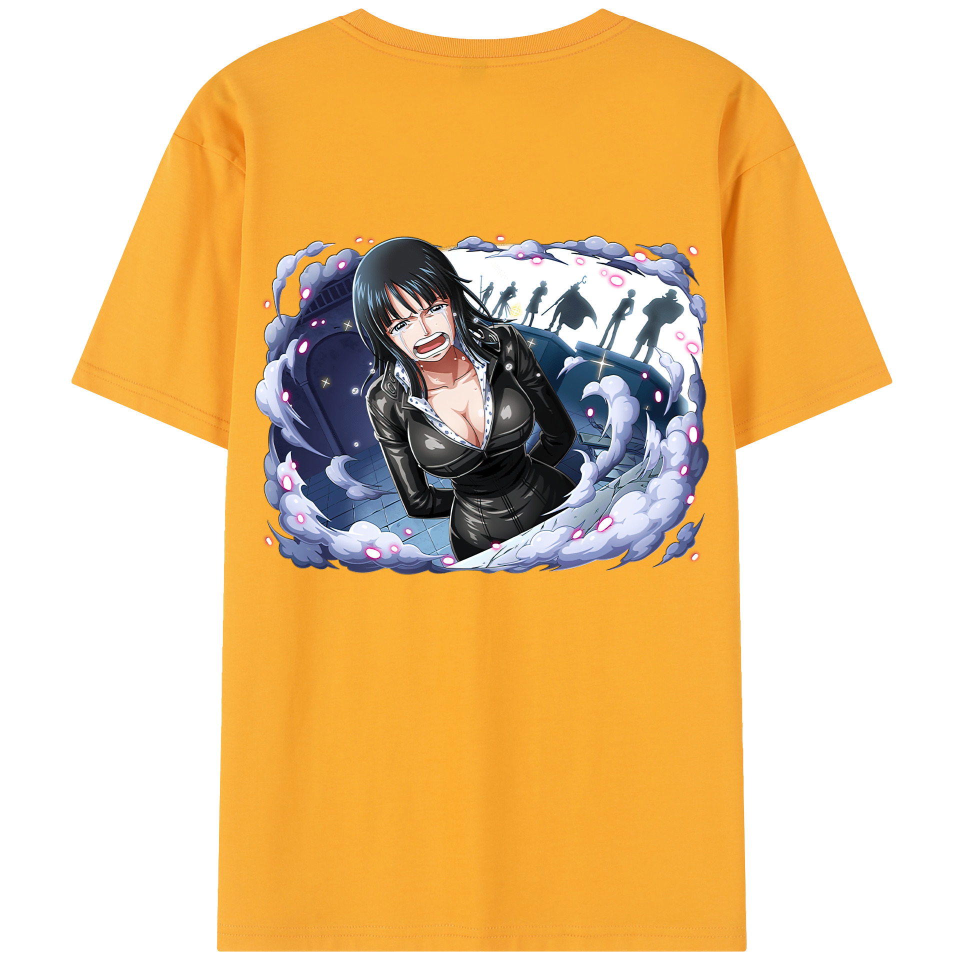 ワンピース ニコ・ロビン ONE PIECE Nico Robin レディース半袖Tシャツ(バックプリント)