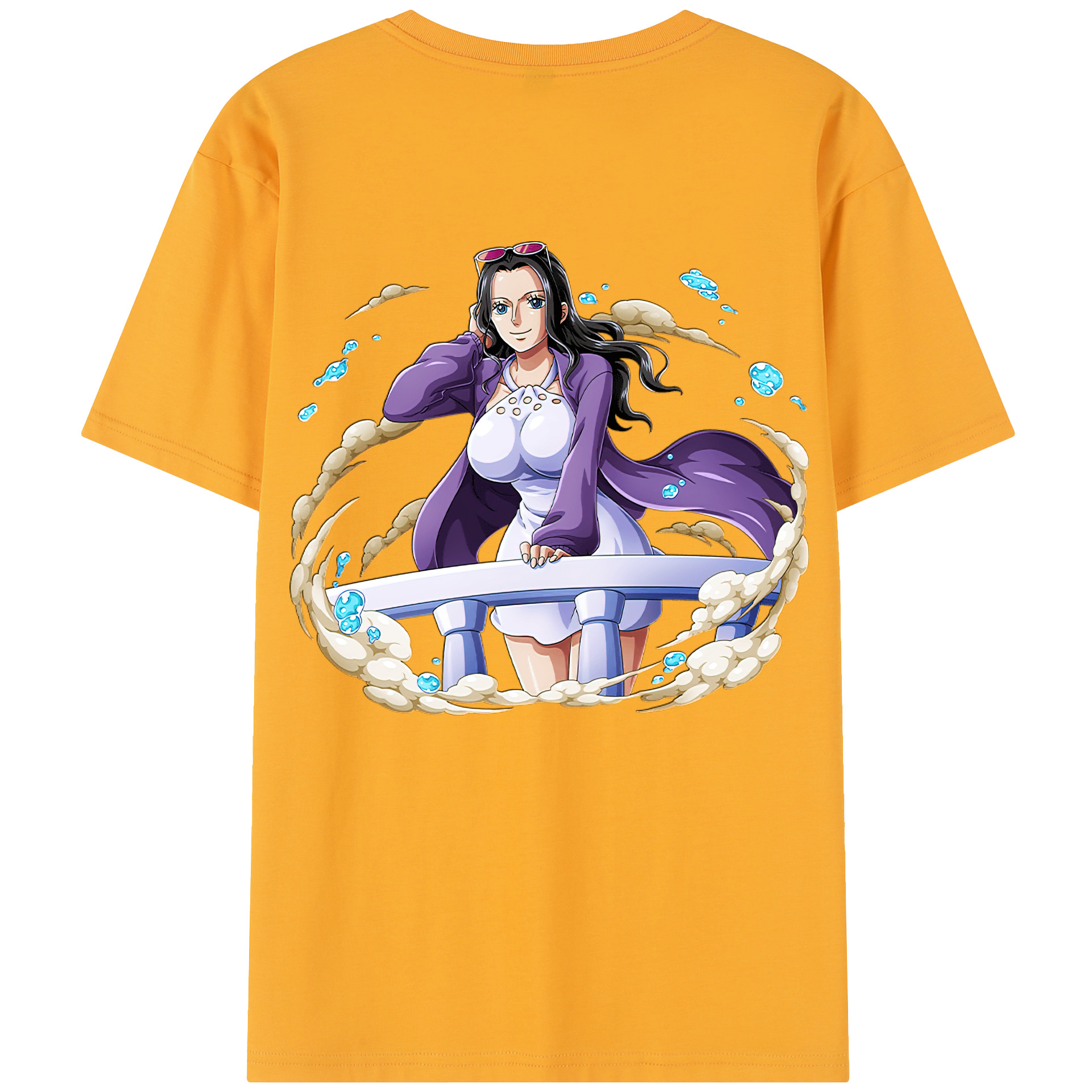 ワンピース ニコ・ロビン ONE PIECE Nico Robin レディース半袖Tシャツ(バックプリント)