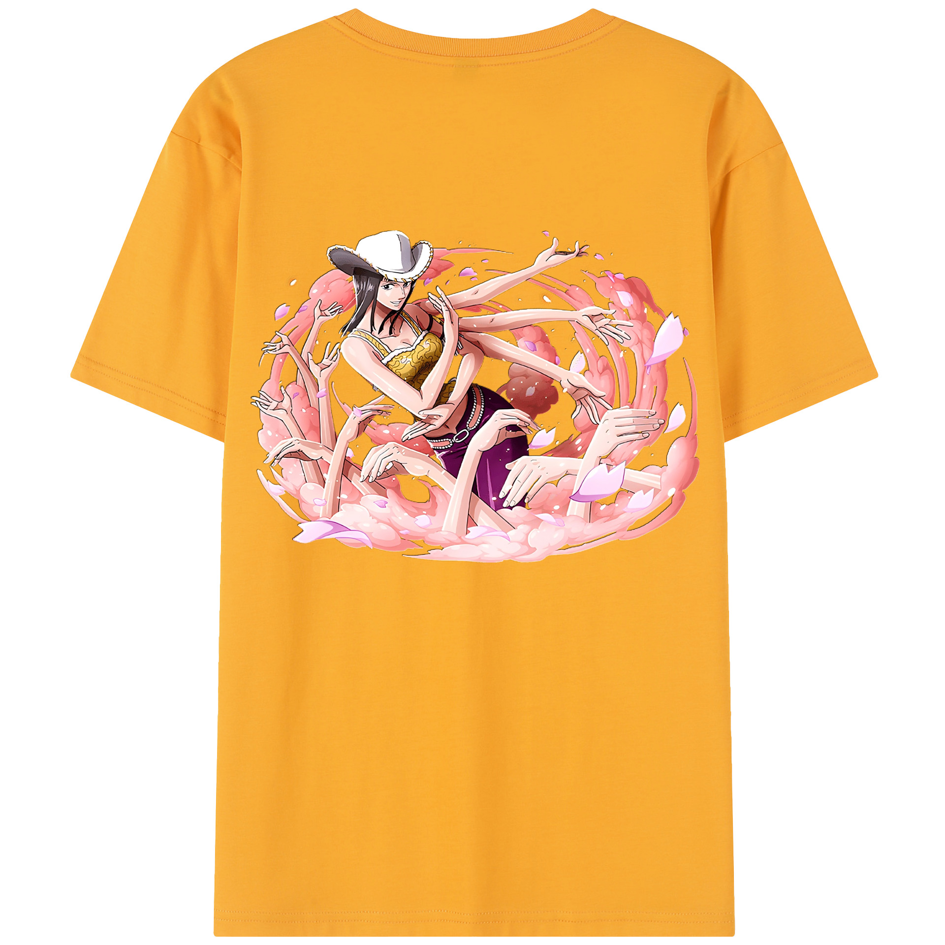 ワンピース ニコ・ロビン ONE PIECE Nico Robin レディース半袖Tシャツ(バックプリント)