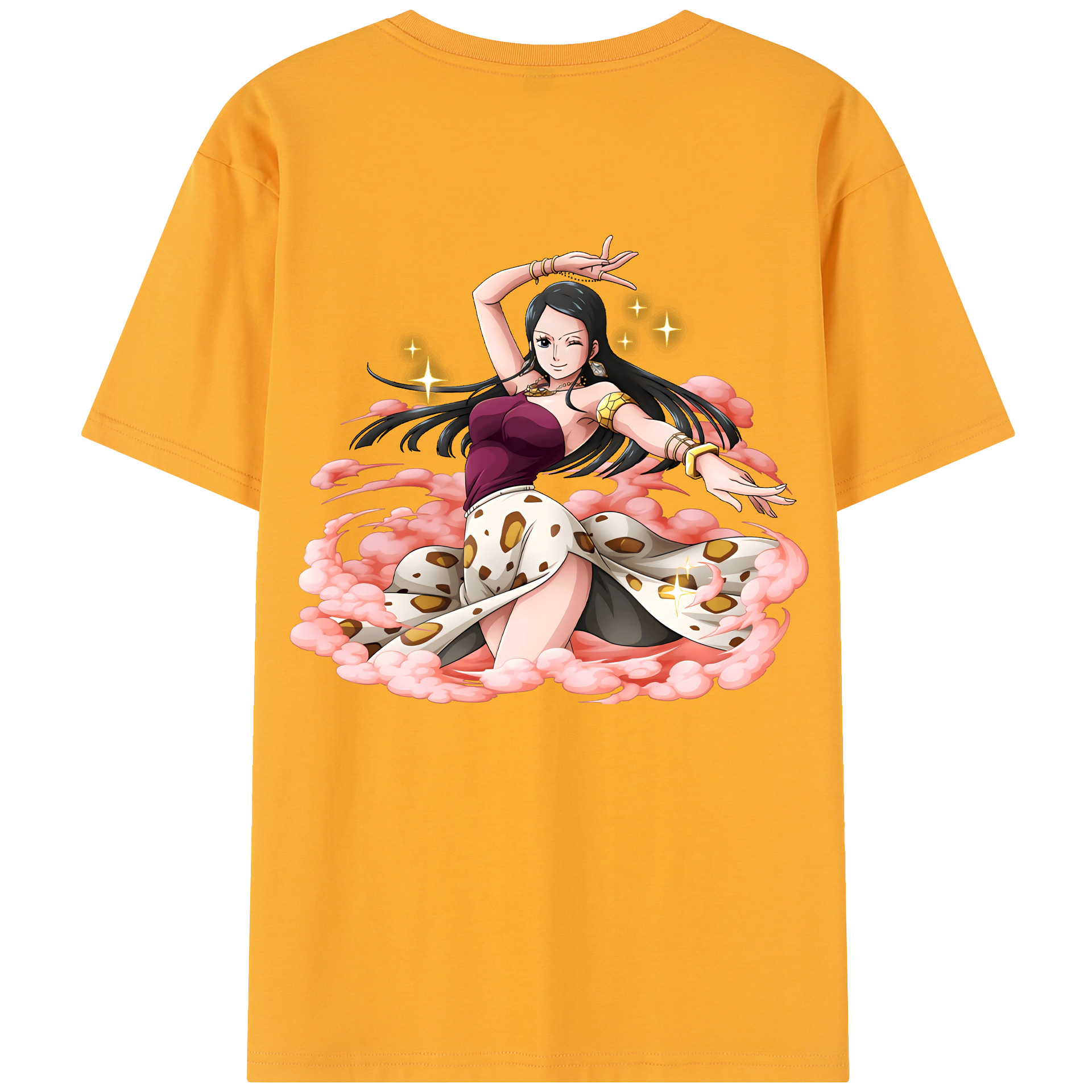 ワンピース ニコ・ロビン ONE PIECE Nico Robin レディース半袖Tシャツ(バックプリント)