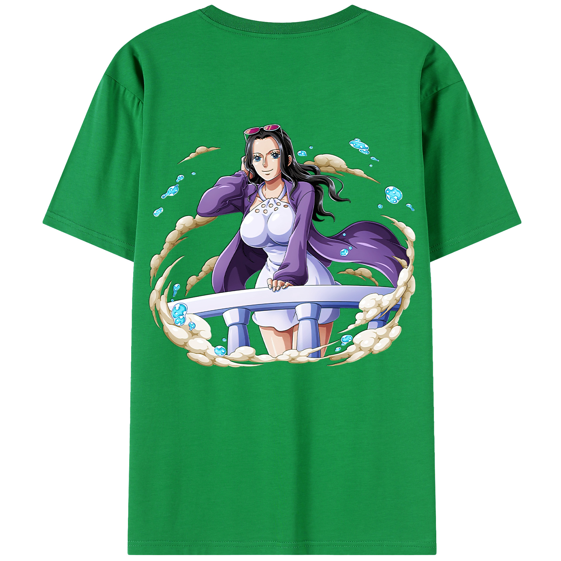 ワンピース ニコ・ロビン ONE PIECE Nico Robin レディース半袖Tシャツ(バックプリント)
