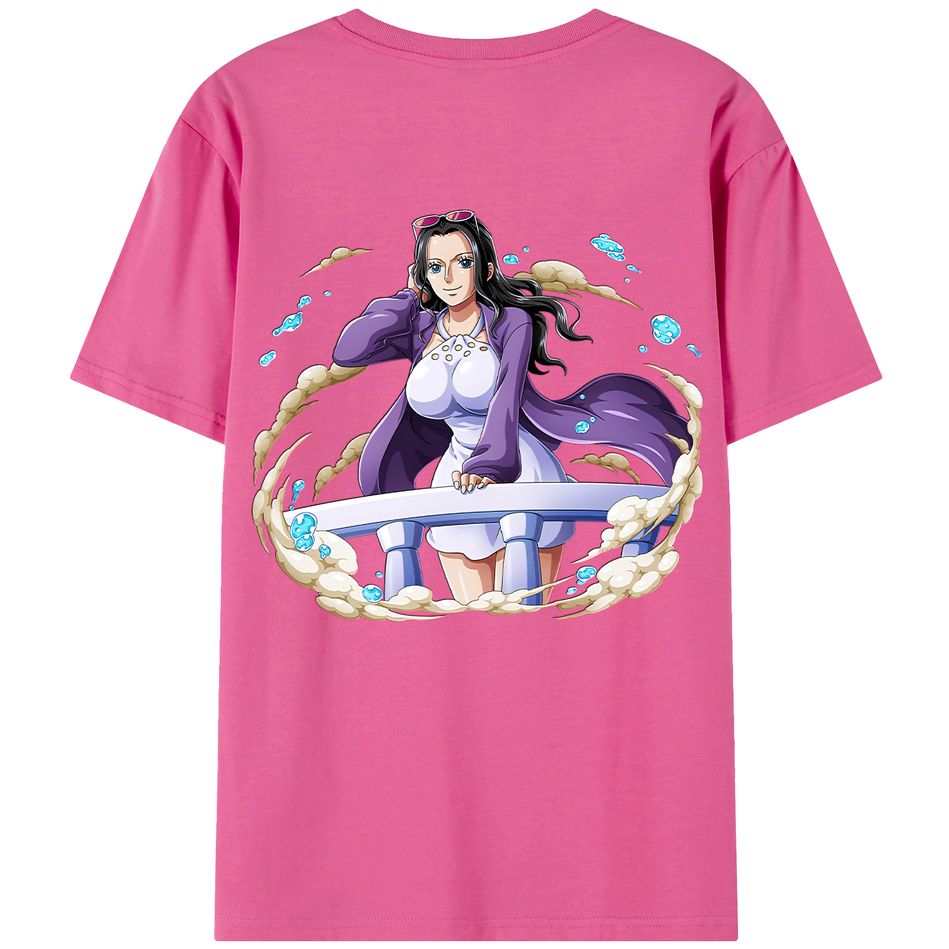 ワンピース ニコ・ロビン ONE PIECE Nico Robin レディース半袖Tシャツ(バックプリント)