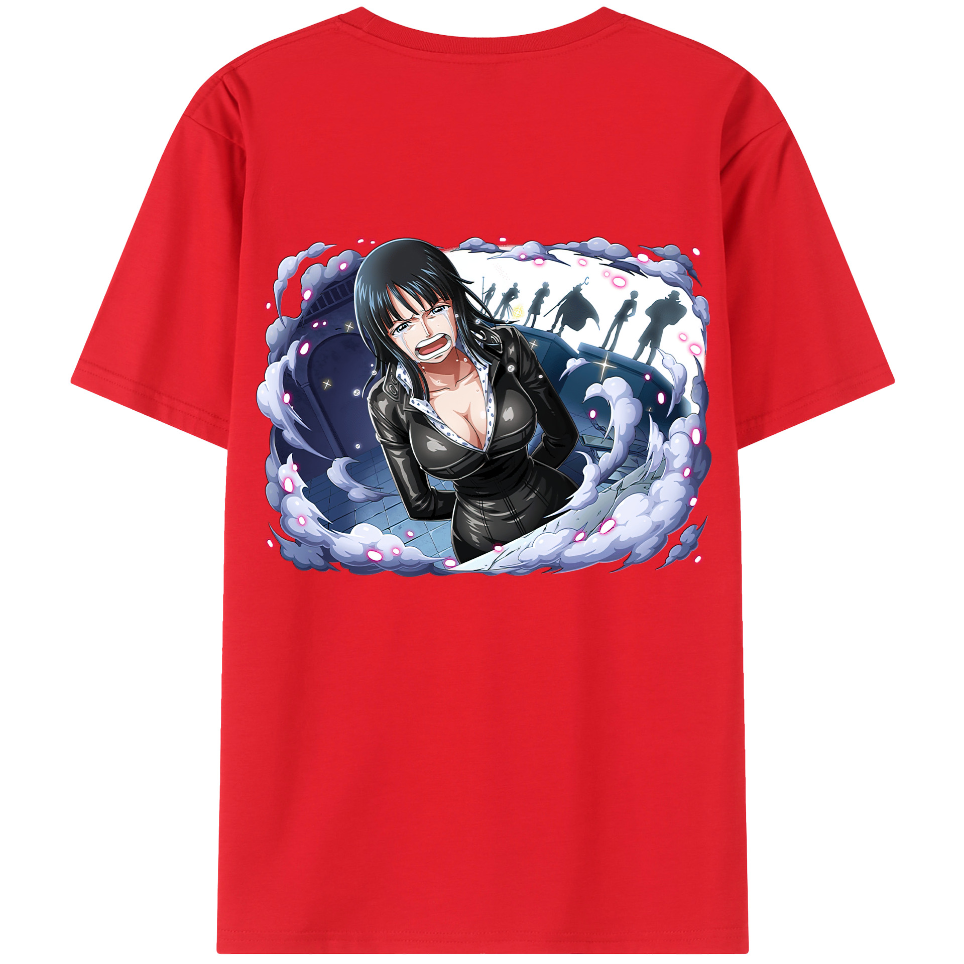 ワンピース ニコ・ロビン ONE PIECE Nico Robin レディース半袖Tシャツ(バックプリント)