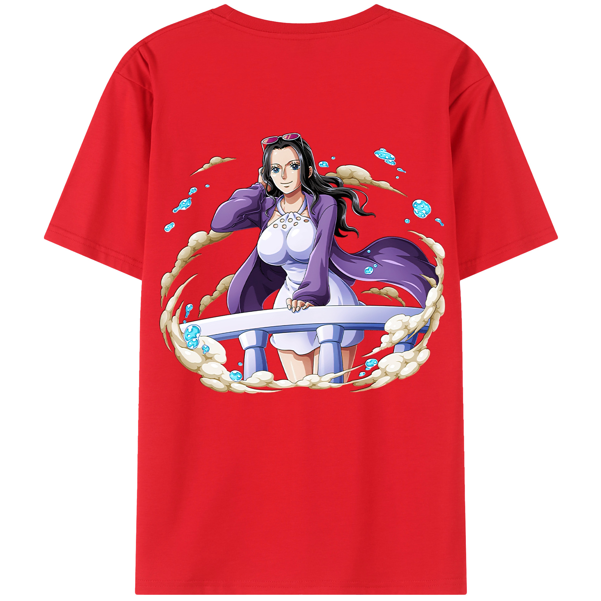 ワンピース ニコ・ロビン ONE PIECE Nico Robin レディース半袖Tシャツ(バックプリント)