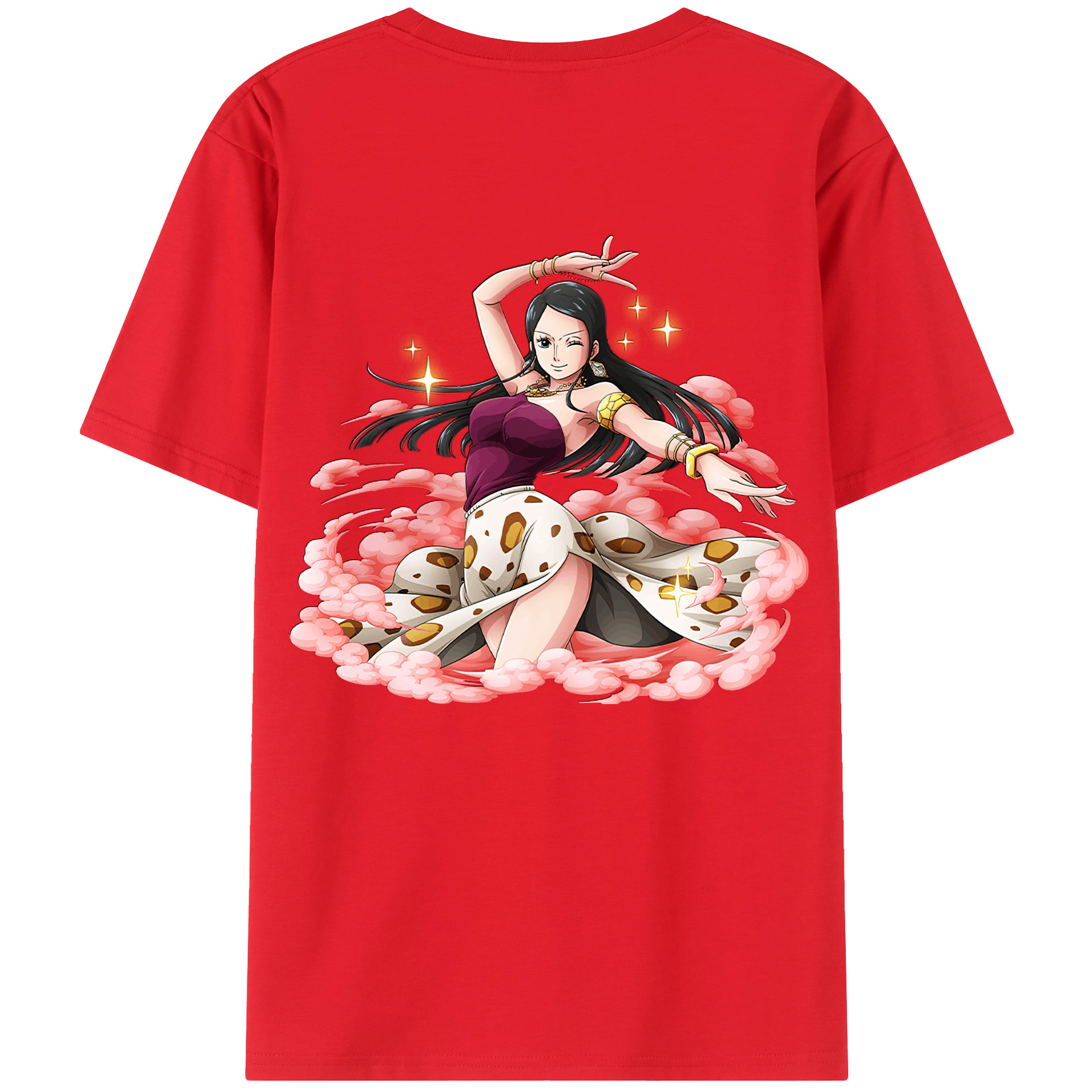 ワンピース ニコ・ロビン ONE PIECE Nico Robin レディース半袖Tシャツ(バックプリント)