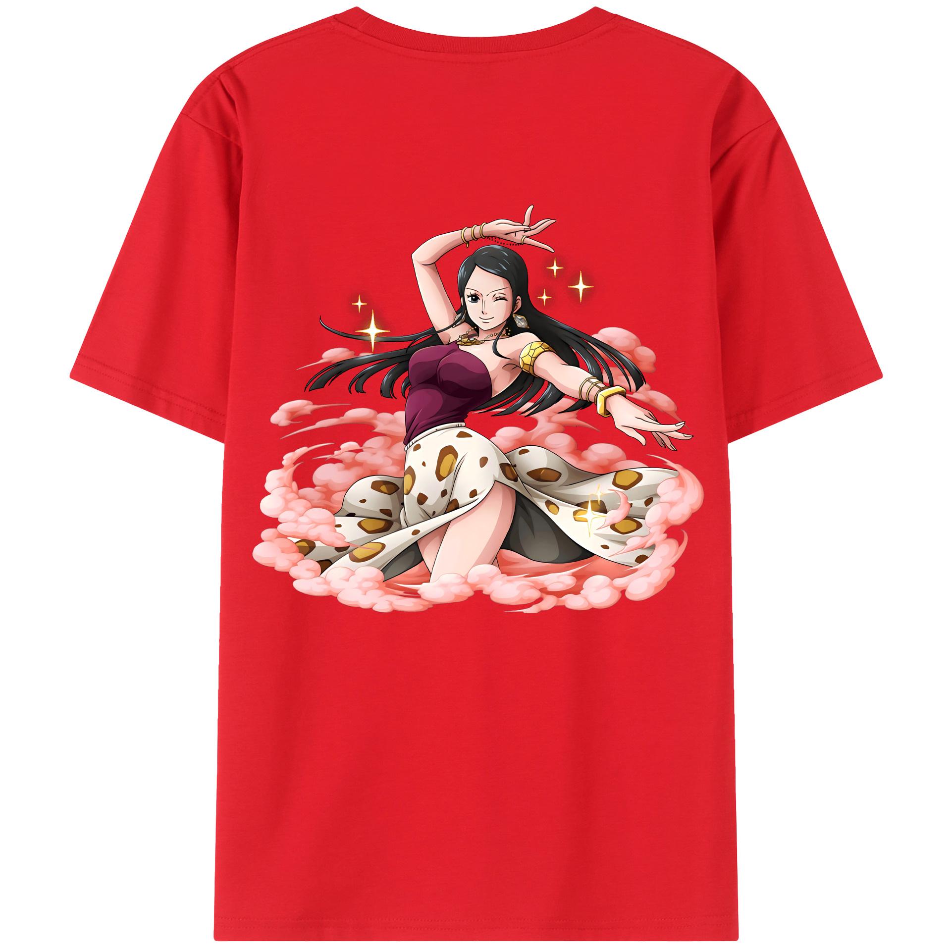 ワンピース ニコ・ロビン ONE PIECE Nico Robin レディース半袖Tシャツ(バックプリント)