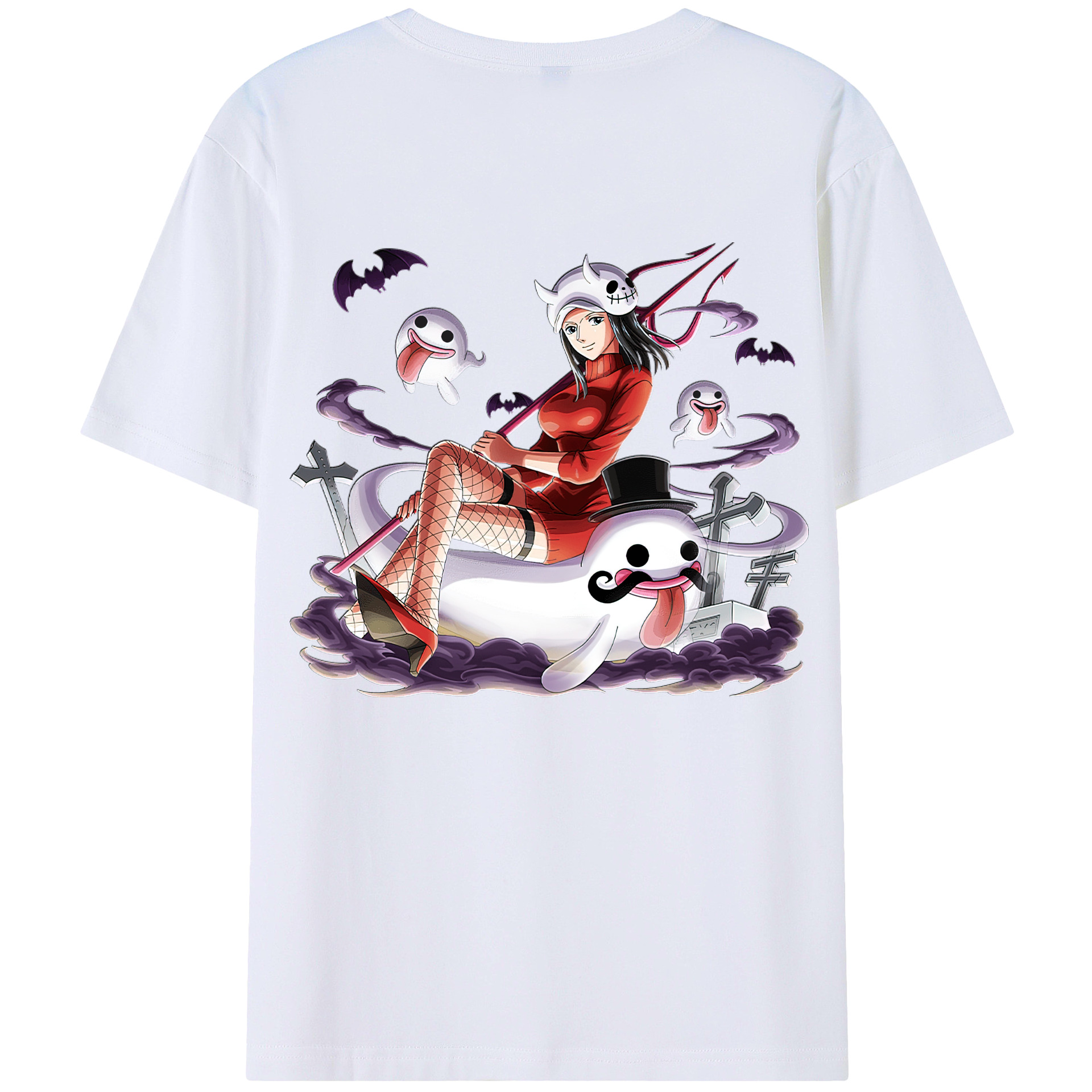 （画像用） ワンピース ニコ・ロビン ONE PIECE Nico Robin レディース半袖Tシャツ(バックプリント)