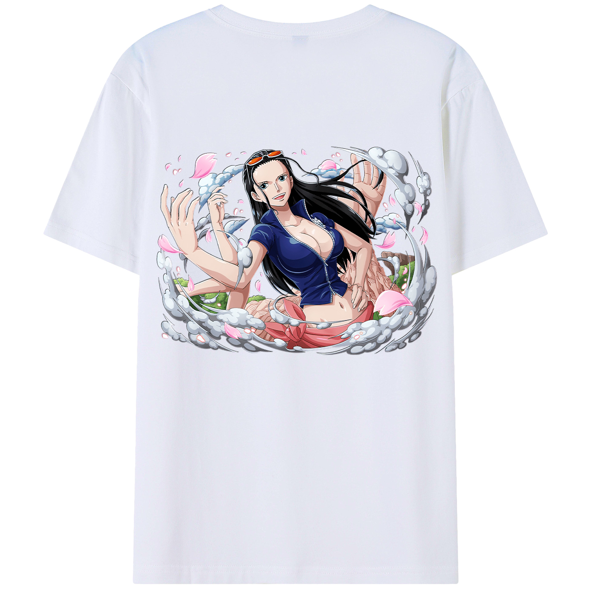 （画像用） ワンピース ニコ・ロビン ONE PIECE Nico Robin レディース半袖Tシャツ(バックプリント)
