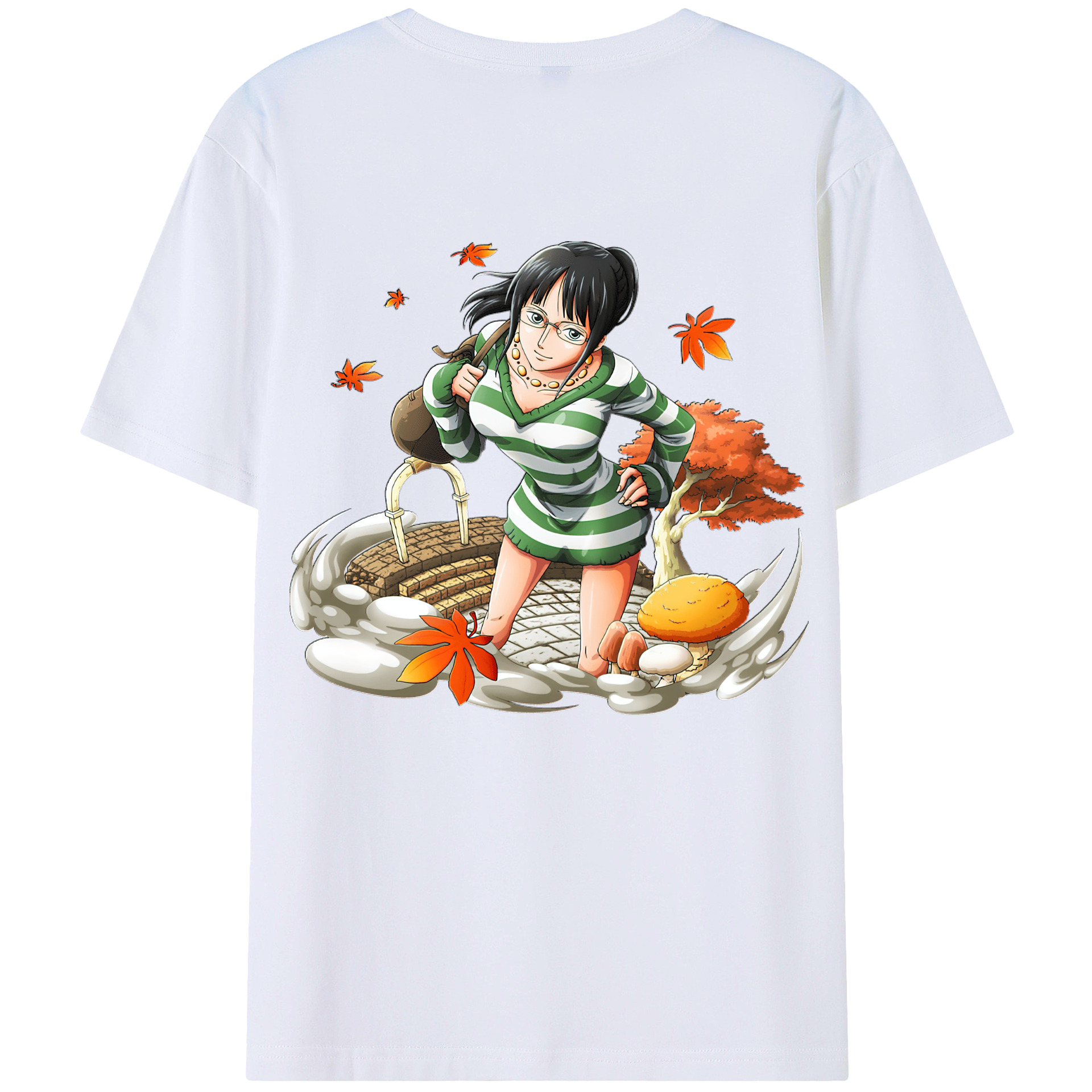（画像用） ワンピース ニコ・ロビン ONE PIECE Nico Robin レディース半袖Tシャツ(バックプリント)