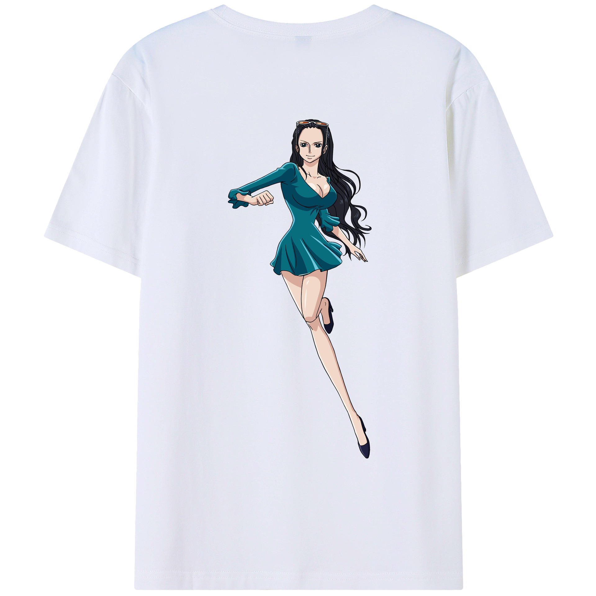 （画像用） ワンピース ニコ・ロビン ONE PIECE Nico Robin レディース半袖Tシャツ(バックプリント)