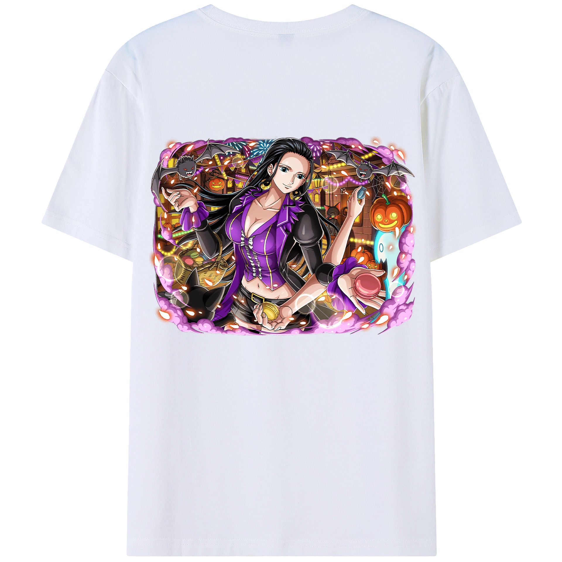 （画像用） ワンピース ニコ・ロビン ONE PIECE Nico Robin レディース半袖Tシャツ(バックプリント)
