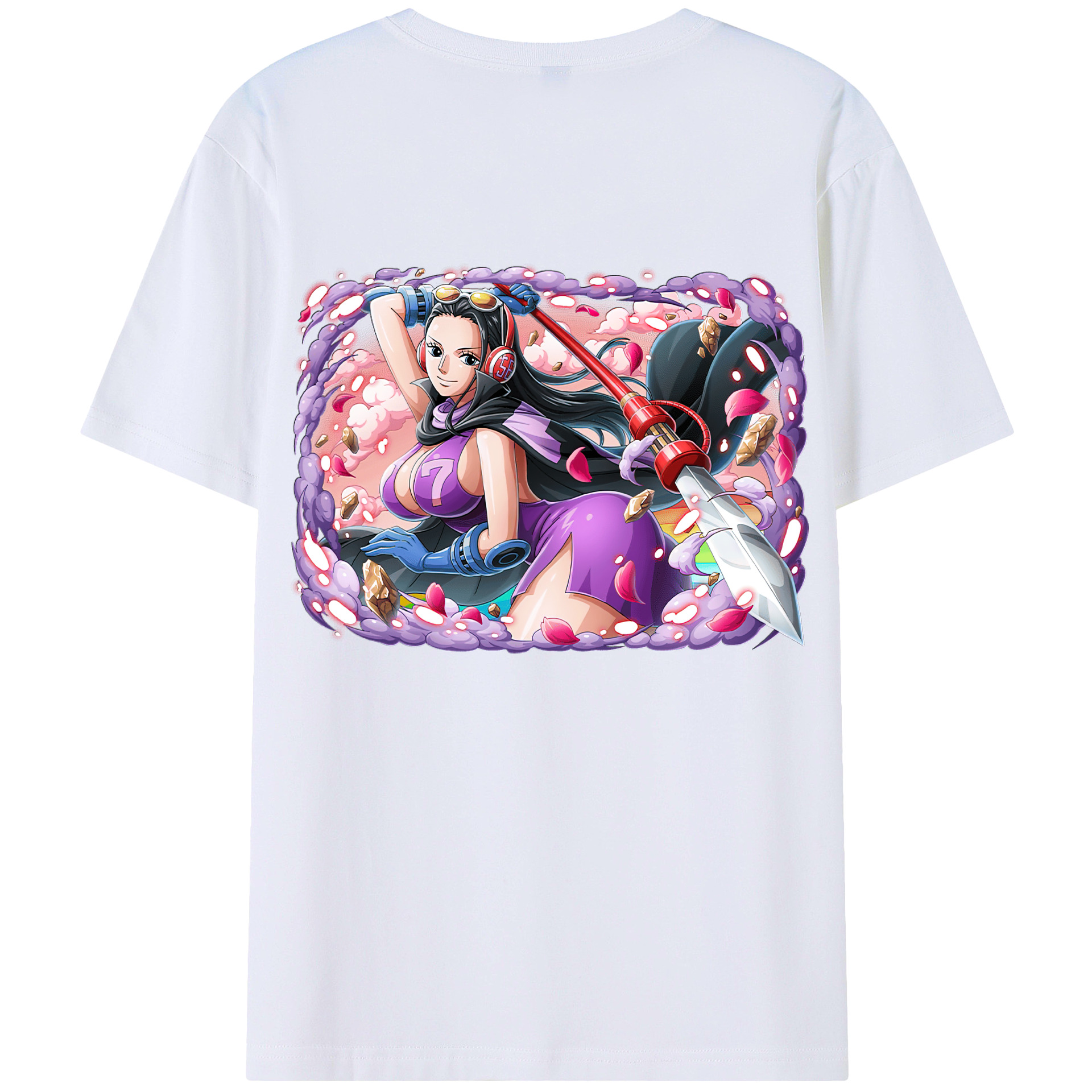 （画像用） ワンピース ニコ・ロビン ONE PIECE Nico Robin レディース半袖Tシャツ(バックプリント)