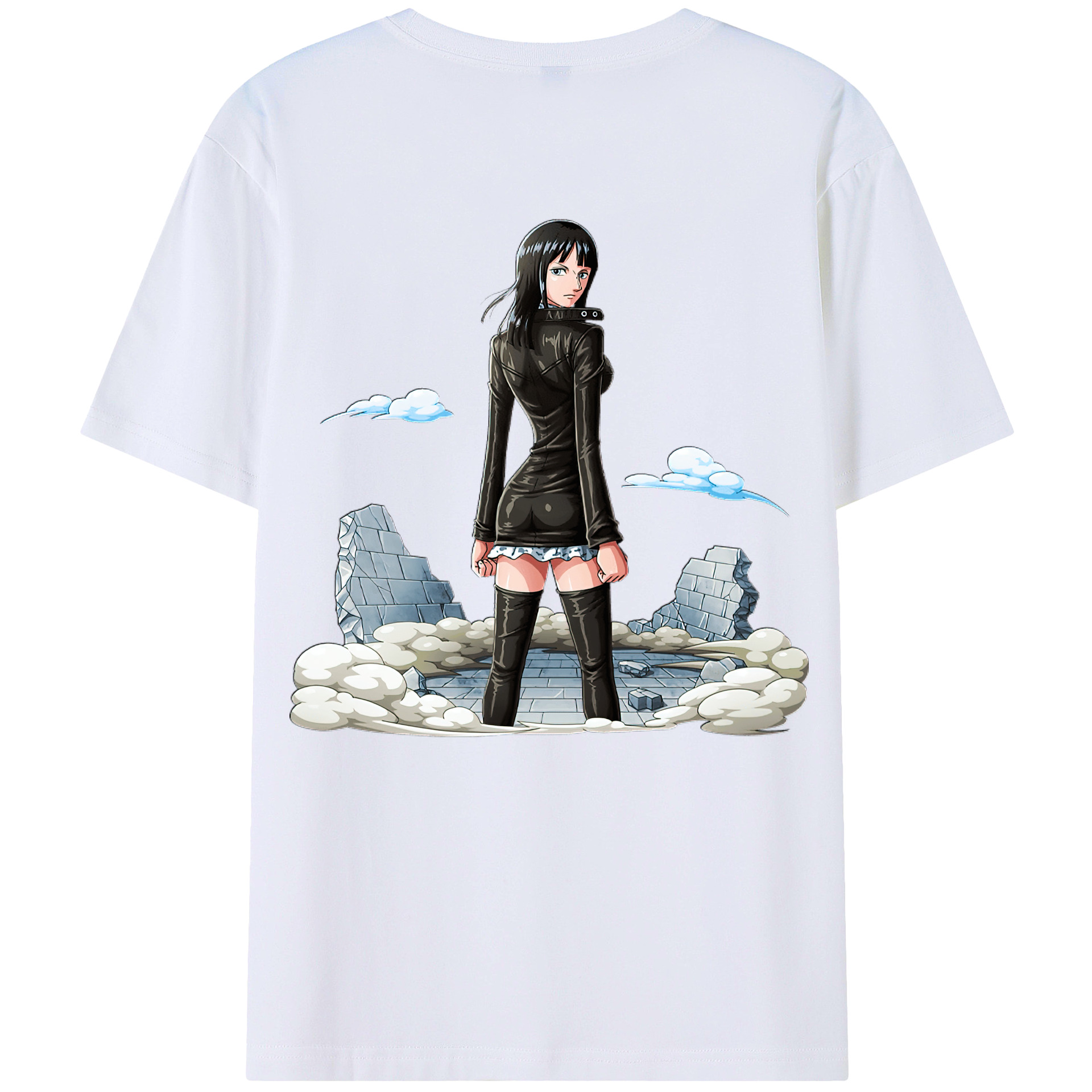 （画像用） ワンピース ニコ・ロビン ONE PIECE Nico Robin レディース半袖Tシャツ(バックプリント)