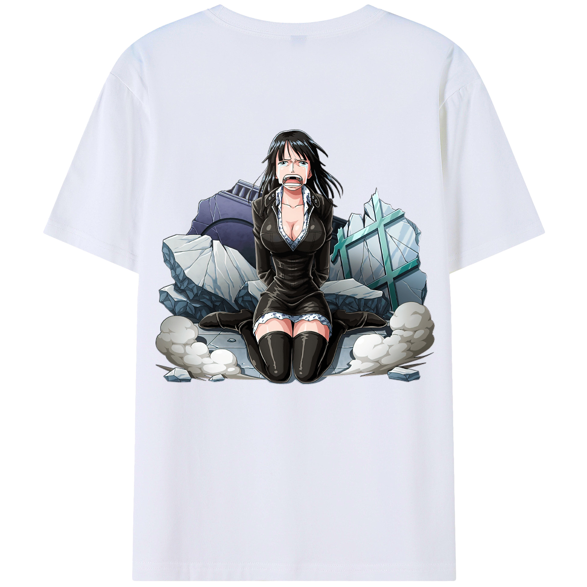 （画像用） ワンピース ニコ・ロビン ONE PIECE Nico Robin レディース半袖Tシャツ(バックプリント)
